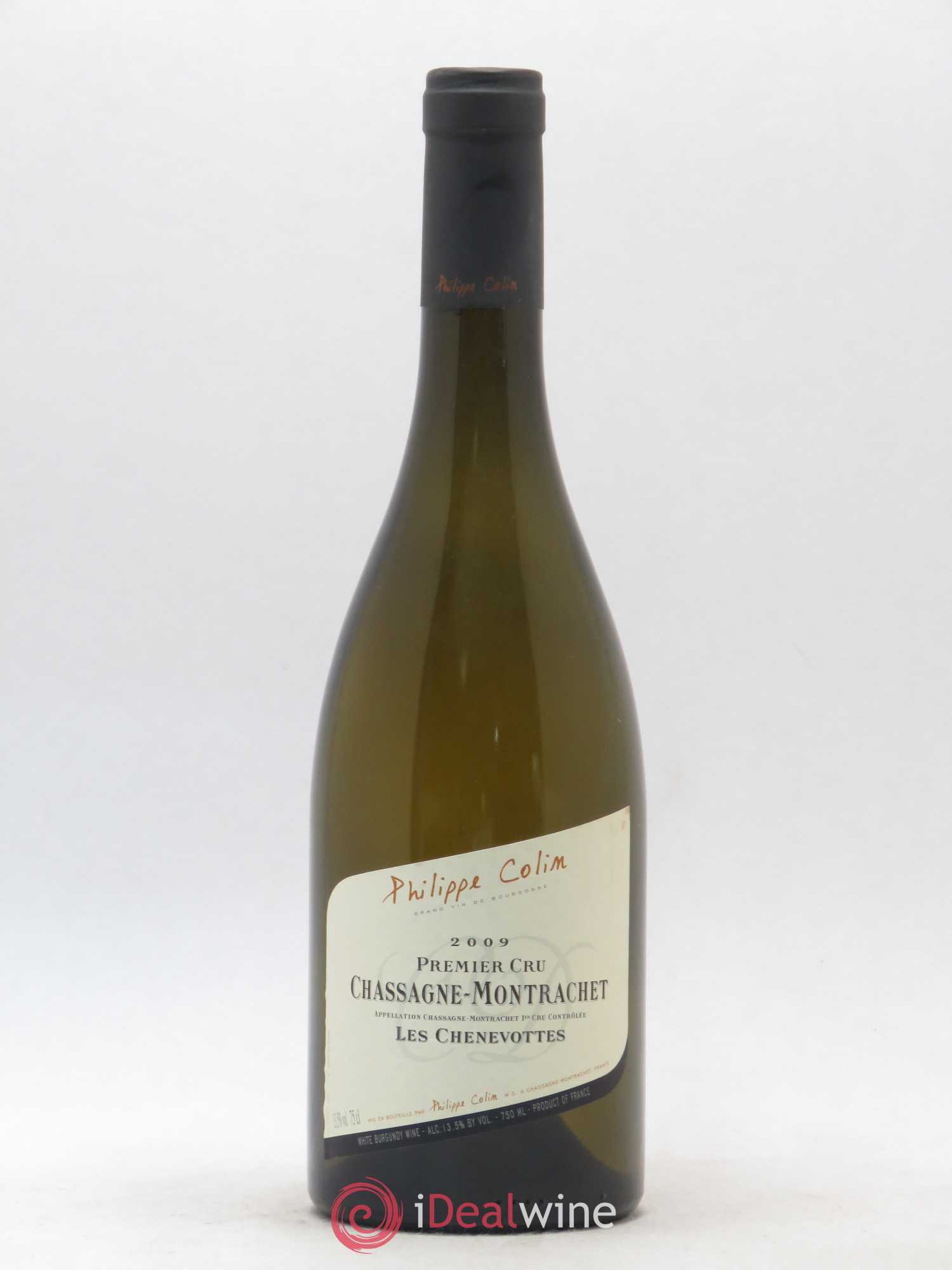 Chassagne-Montrachet 1er Cru Les Chenevottes Philippe Colin 2009 - Posten von 1 Flasche - 0