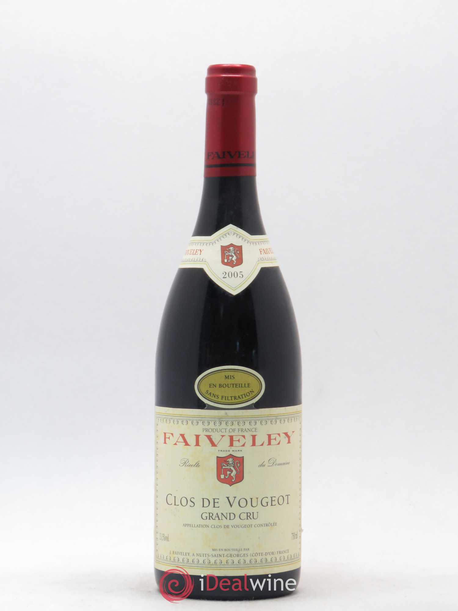 Clos de Vougeot Grand Cru Faiveley 2005 - Lot de 1 bouteille - 0