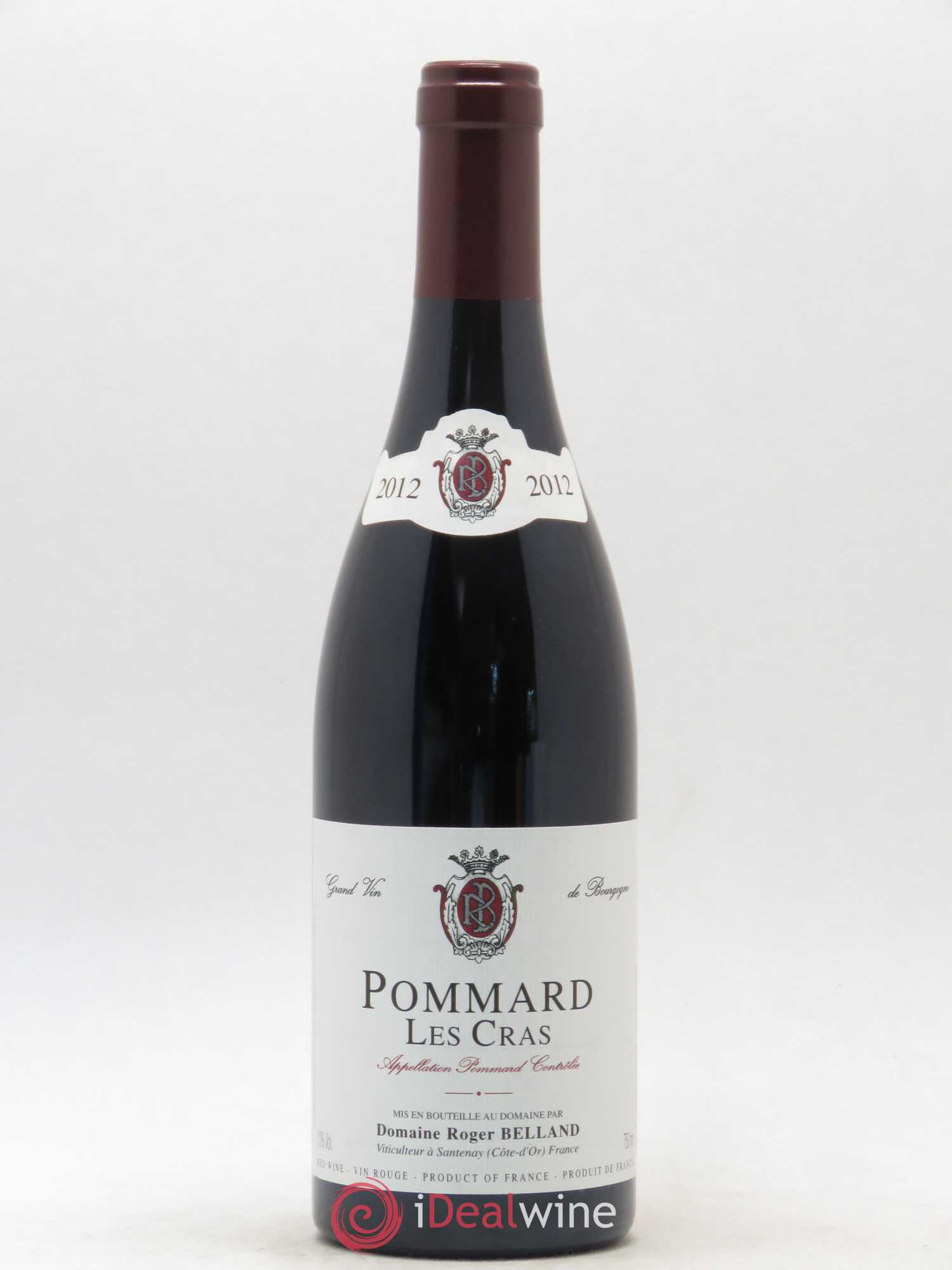 Pommard Les Cras Roger Belland 2012 - Posten von 1 Flasche - 0