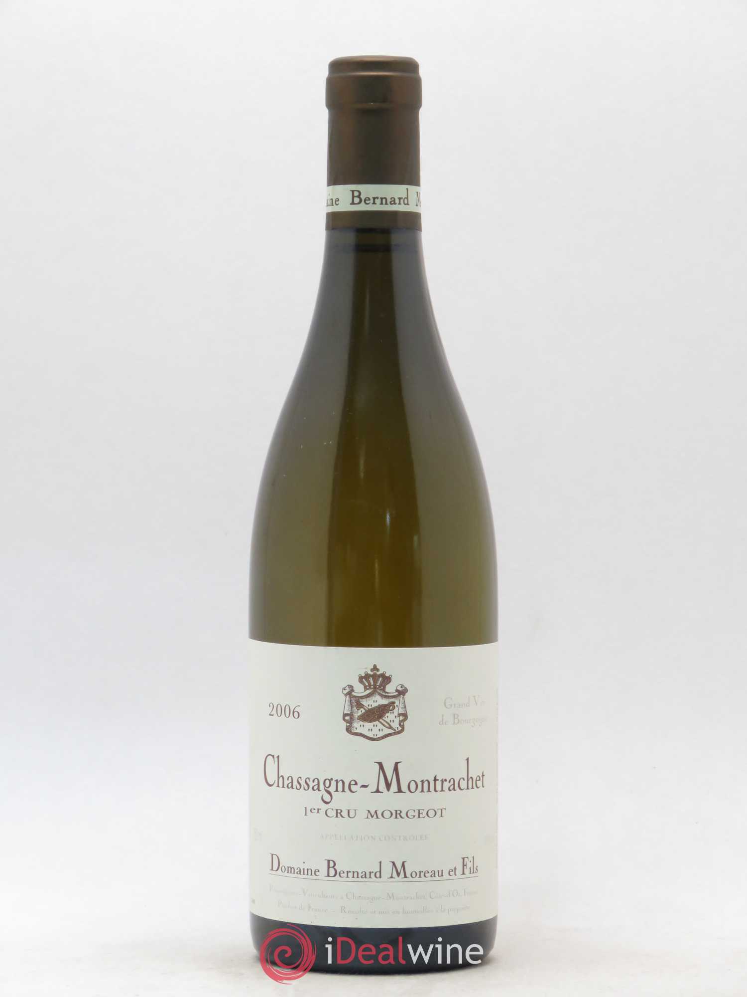Chassagne-Montrachet 1er Cru Morgeot Bernard Moreau et Fils 2006 - Posten von 1 Flasche - 0