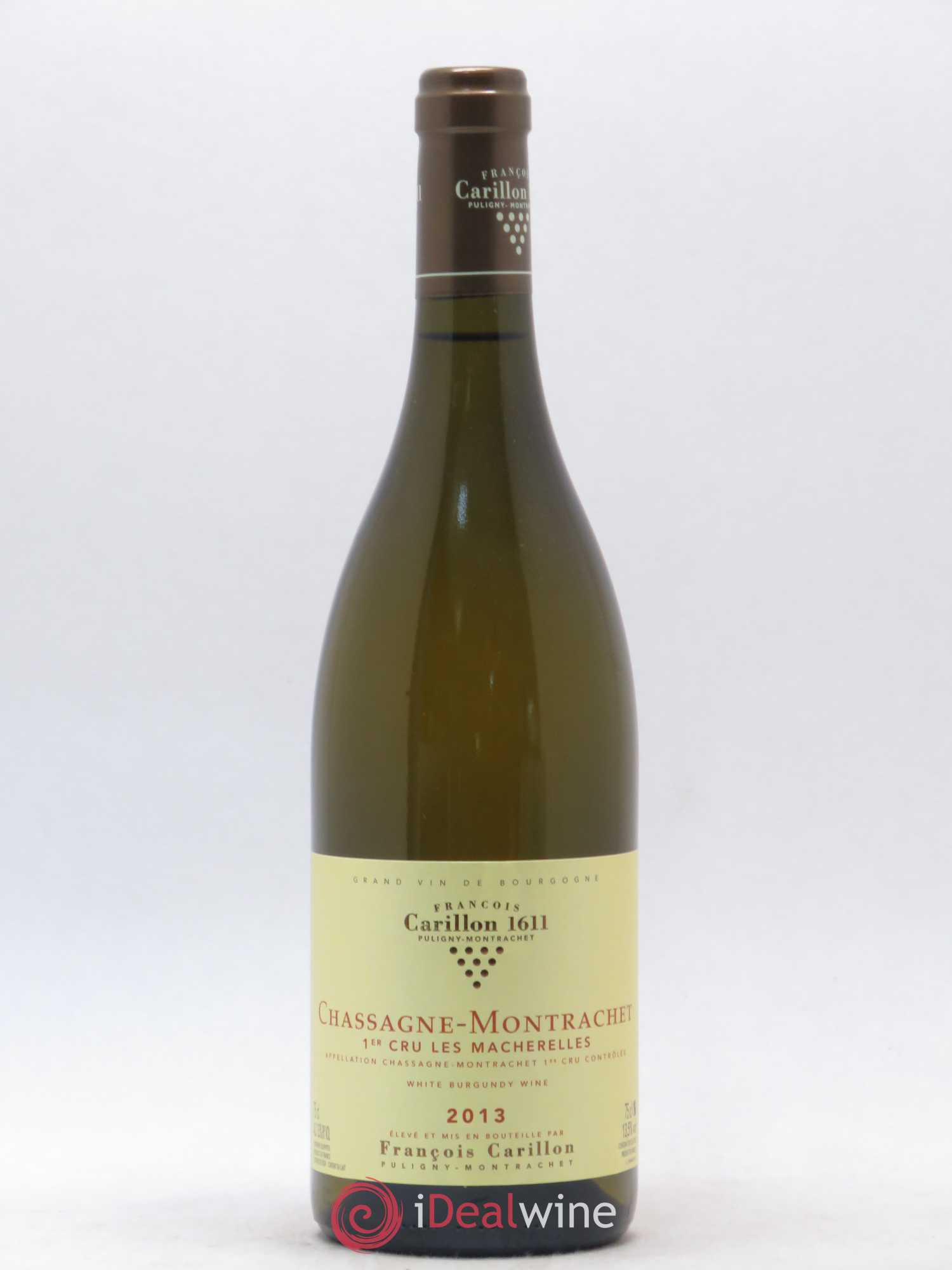 Chassagne-Montrachet 1er Cru Les Macherelles François Carillon 2013 - Posten von 1 Flasche - 0