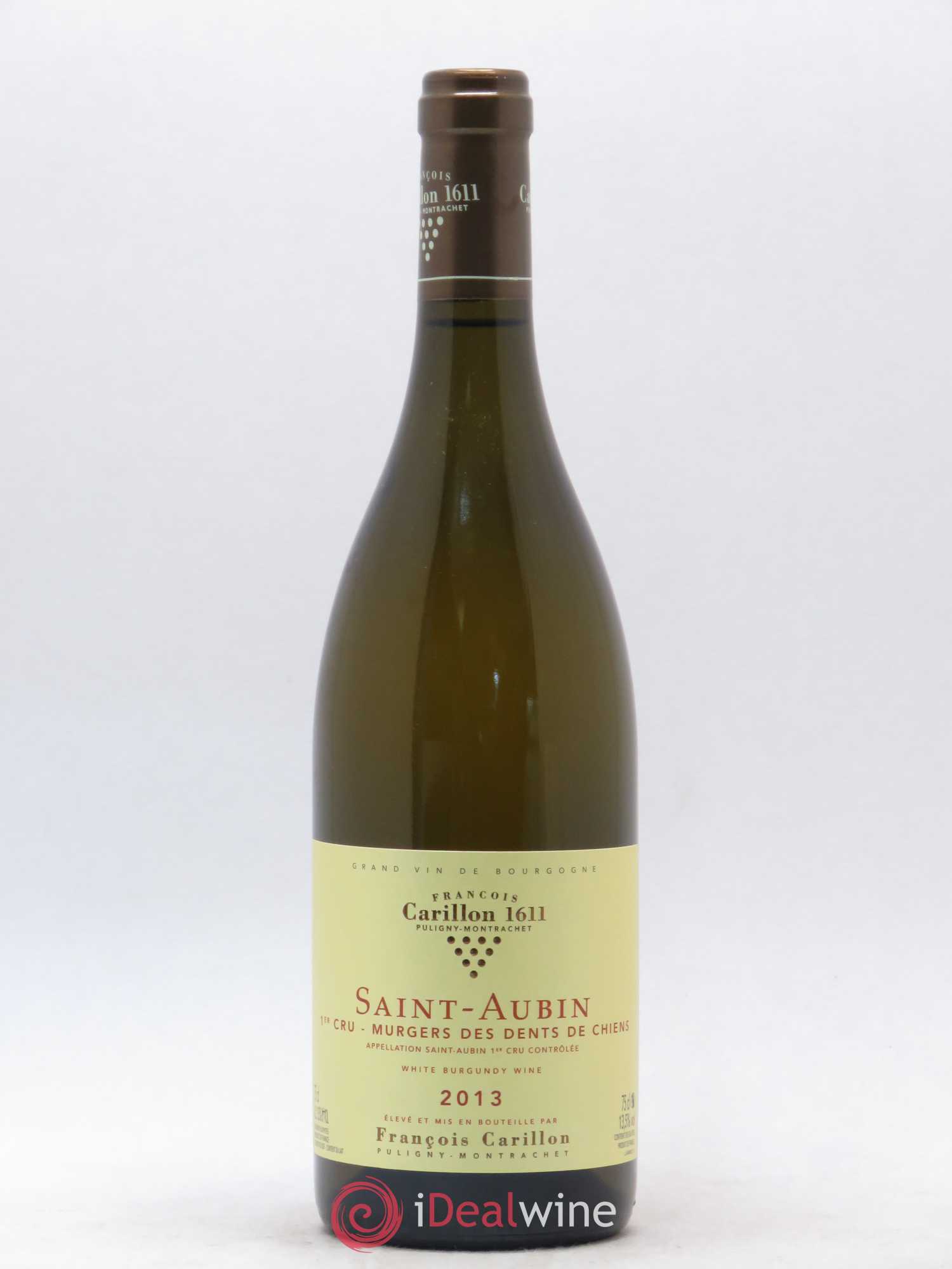 Saint-Aubin 1er Cru Murgers des Dents de Chiens Francois Carillon 2013 - Posten von 1 Flasche - 0