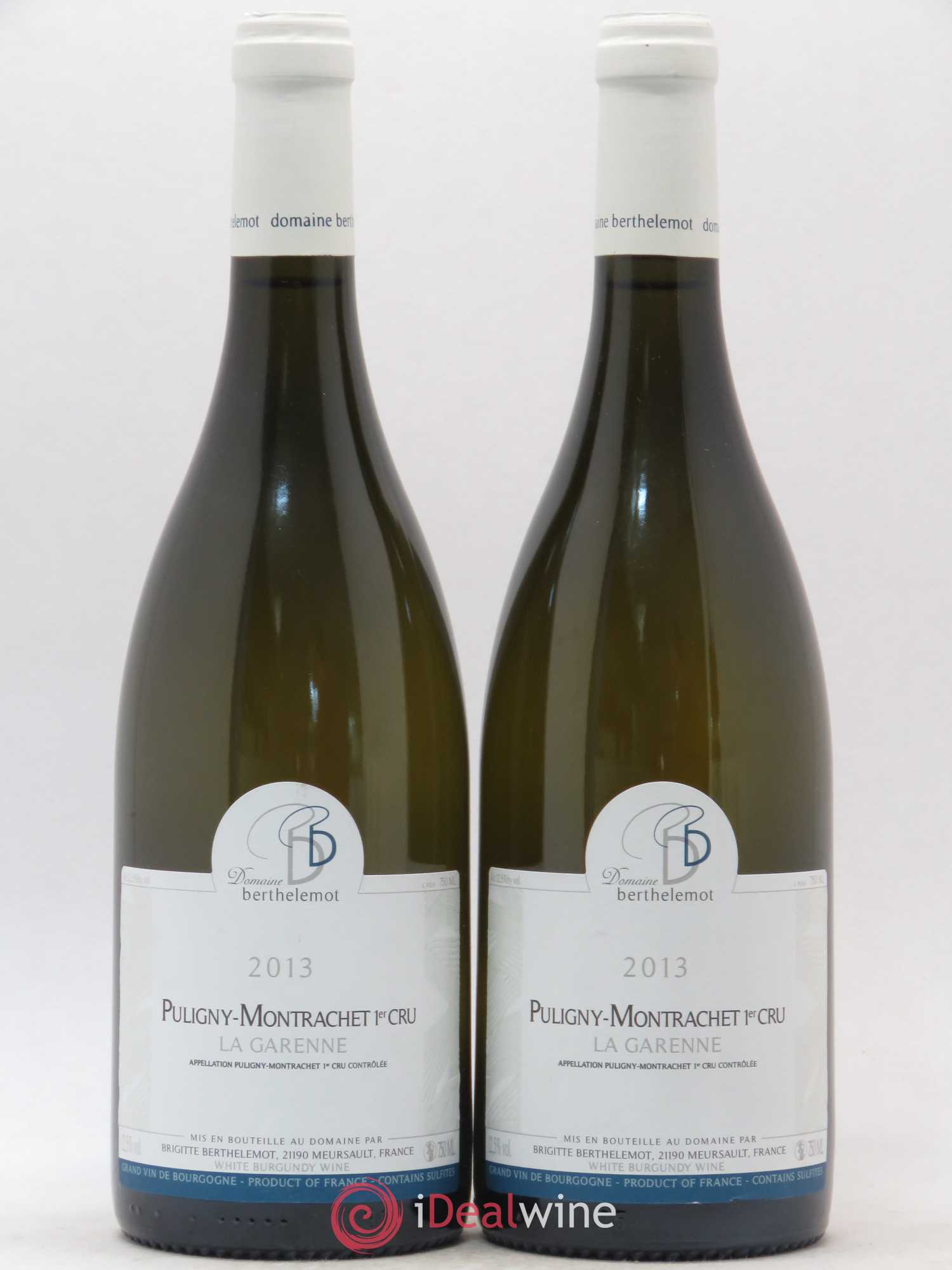 Puligny-Montrachet 1er Cru La Garenne Berthelemot 2013 - Posten von 2 Flaschen - 0