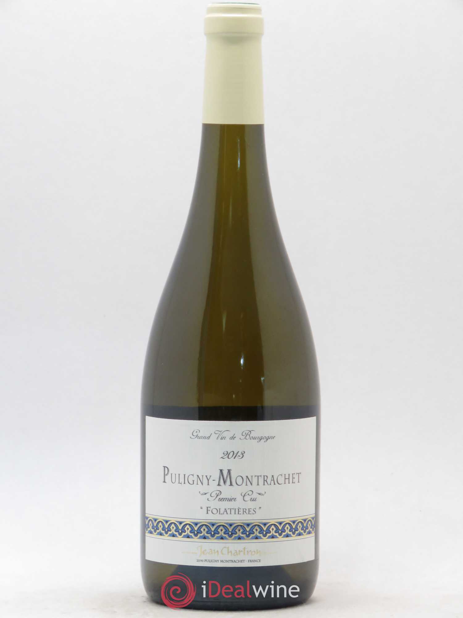 Puligny-Montrachet 1er Cru Folatières Jean Chartron (Domaine) 2013 - Lot de 1 bouteille - 0