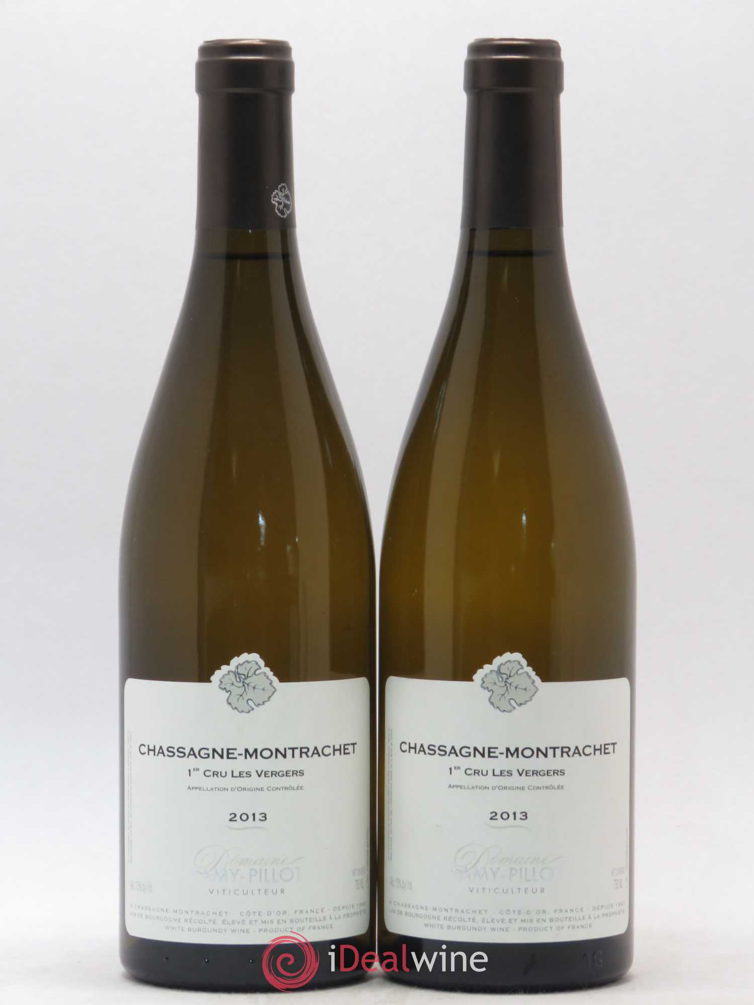 Chassagne-Montrachet 1er Cru Les Vergers Lamy Pillot 2013 - Posten von 2 Flaschen - 0