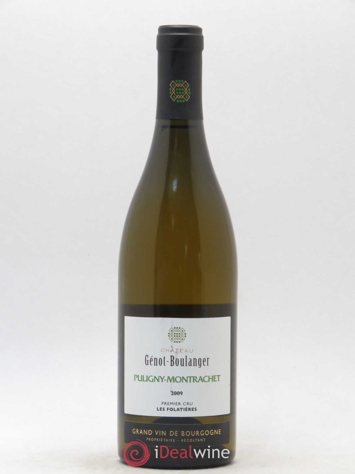 Puligny-Montrachet 1er Cru Les Folatières Genot-Boulanger 2009 - Posten von 1 Flasche - 0