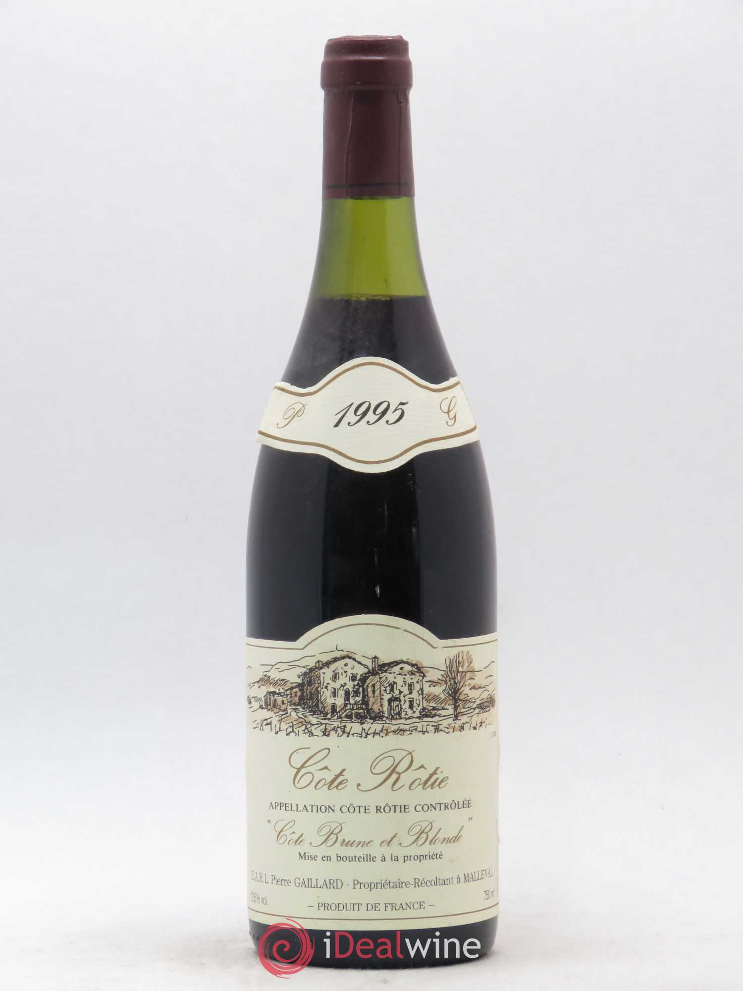 Côte-Rôtie Pierre Gaillard Côte Brune et Blonde 1995 - Posten von 1 Flasche - 0