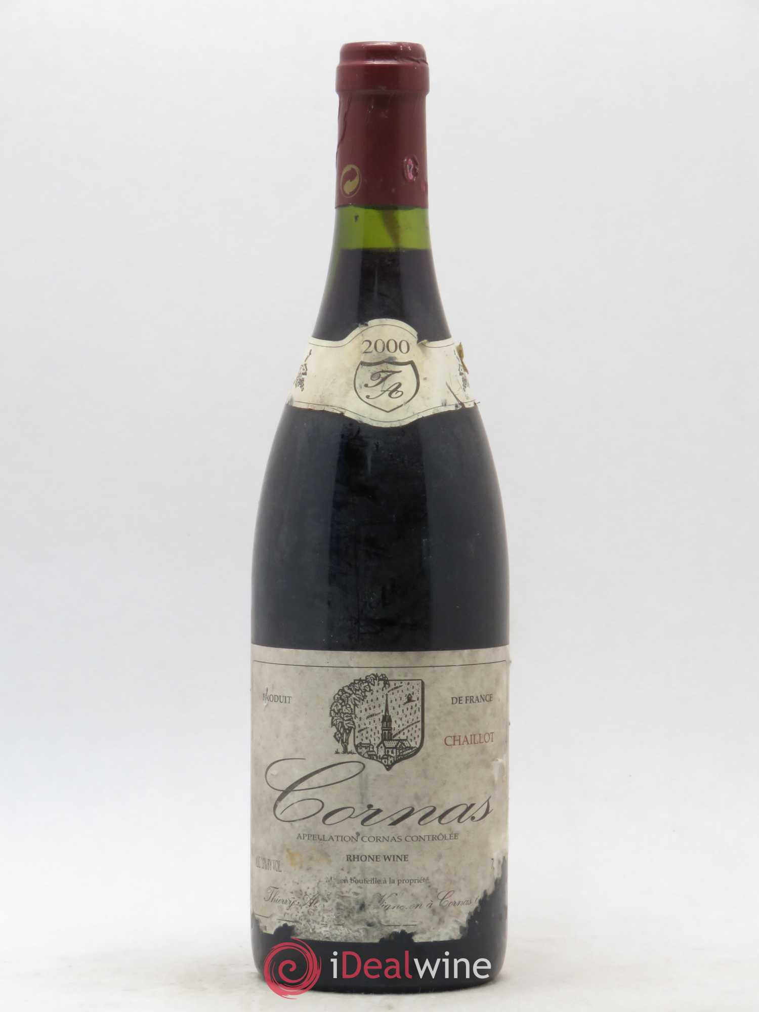 Cornas Chaillot Thierry Allemand 2000 - Lot de 1 bouteille - 0