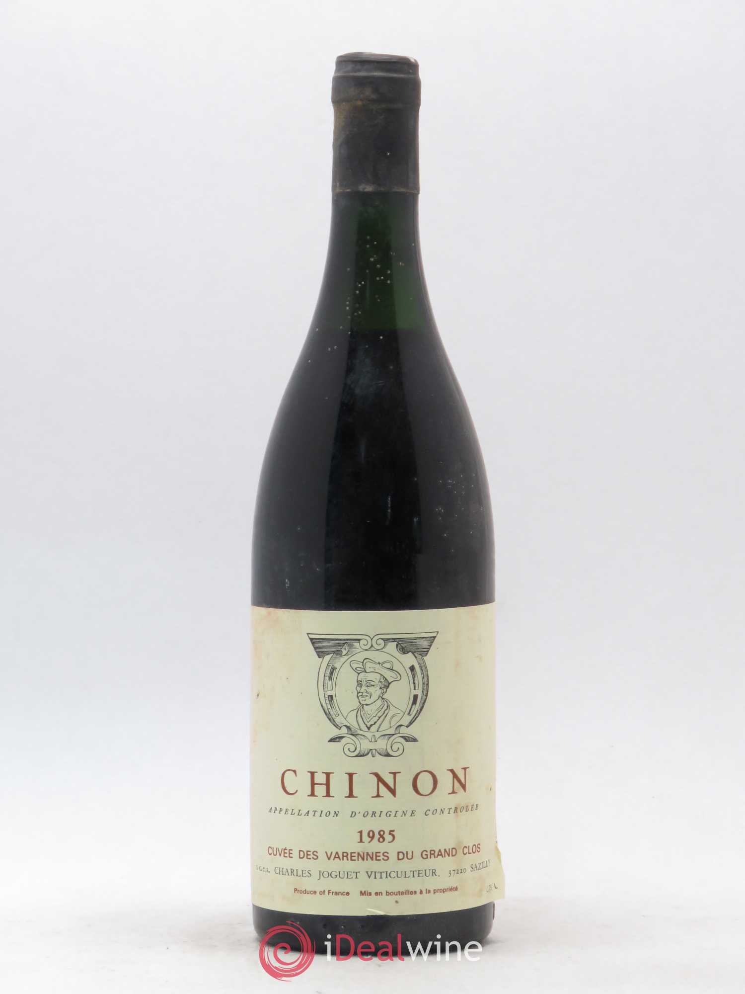 Chinon Les Varennes du Grand Clos Charles Joguet 1985 - Lot de 1 bouteille - 0