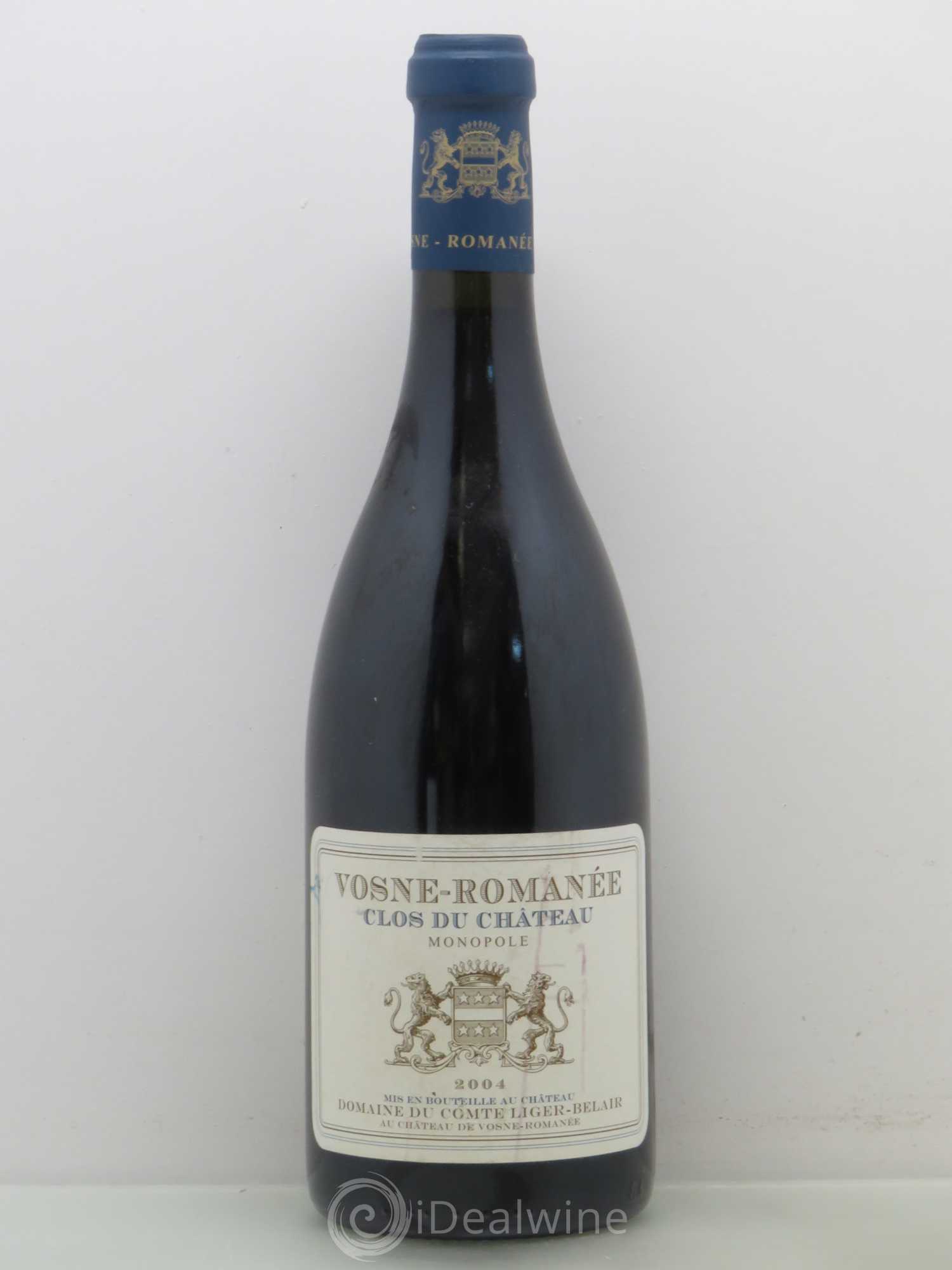 Vosne-Romanée Clos du Château Comte Liger-Belair (Domaine du) 2004 - Lot de 1 bouteille - 0