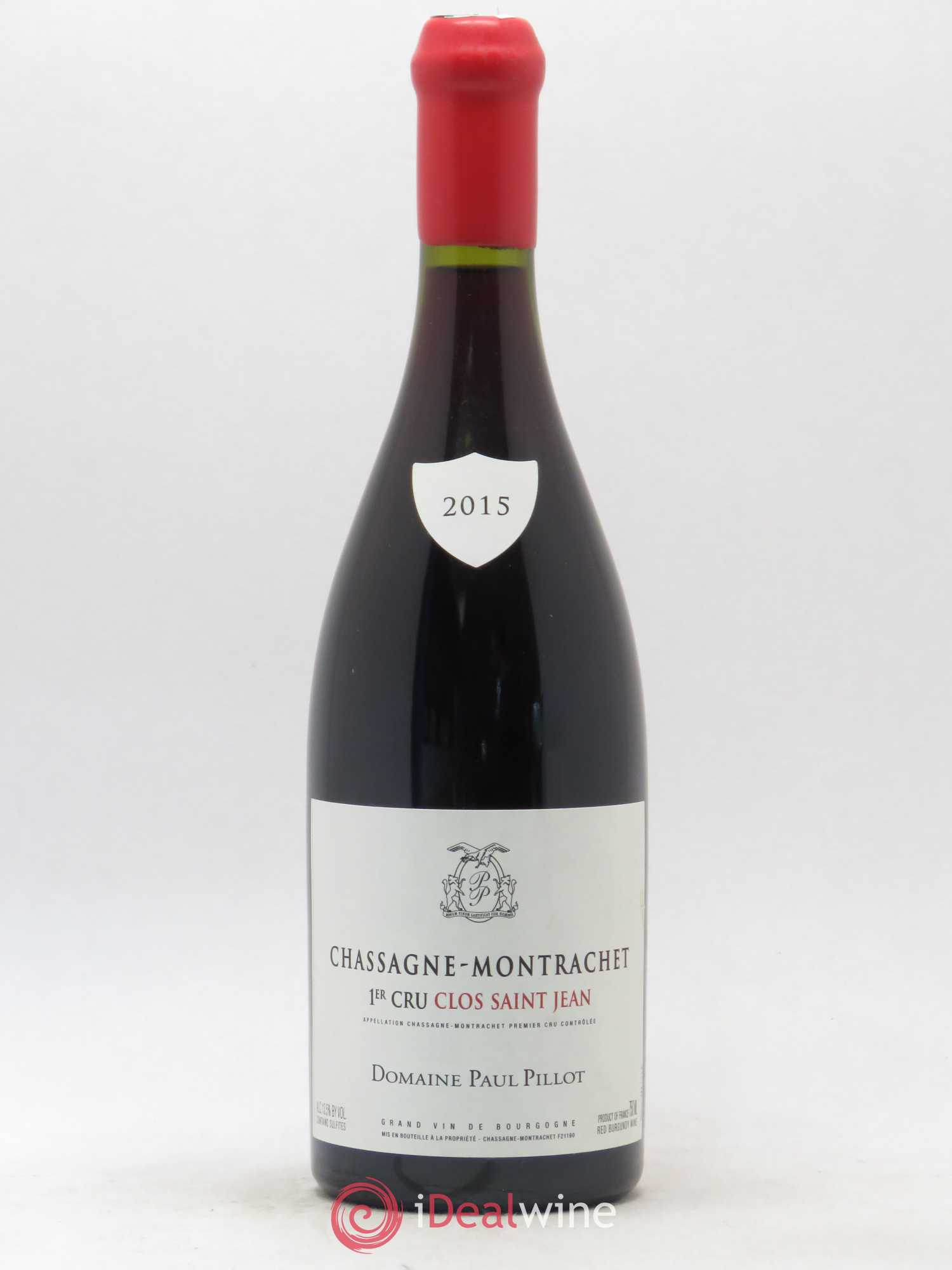 Chassagne-Montrachet 1er Cru Clos Saint-Jean Paul Pillot (Domaine) 2015 - Lot de 1 bouteille - 0