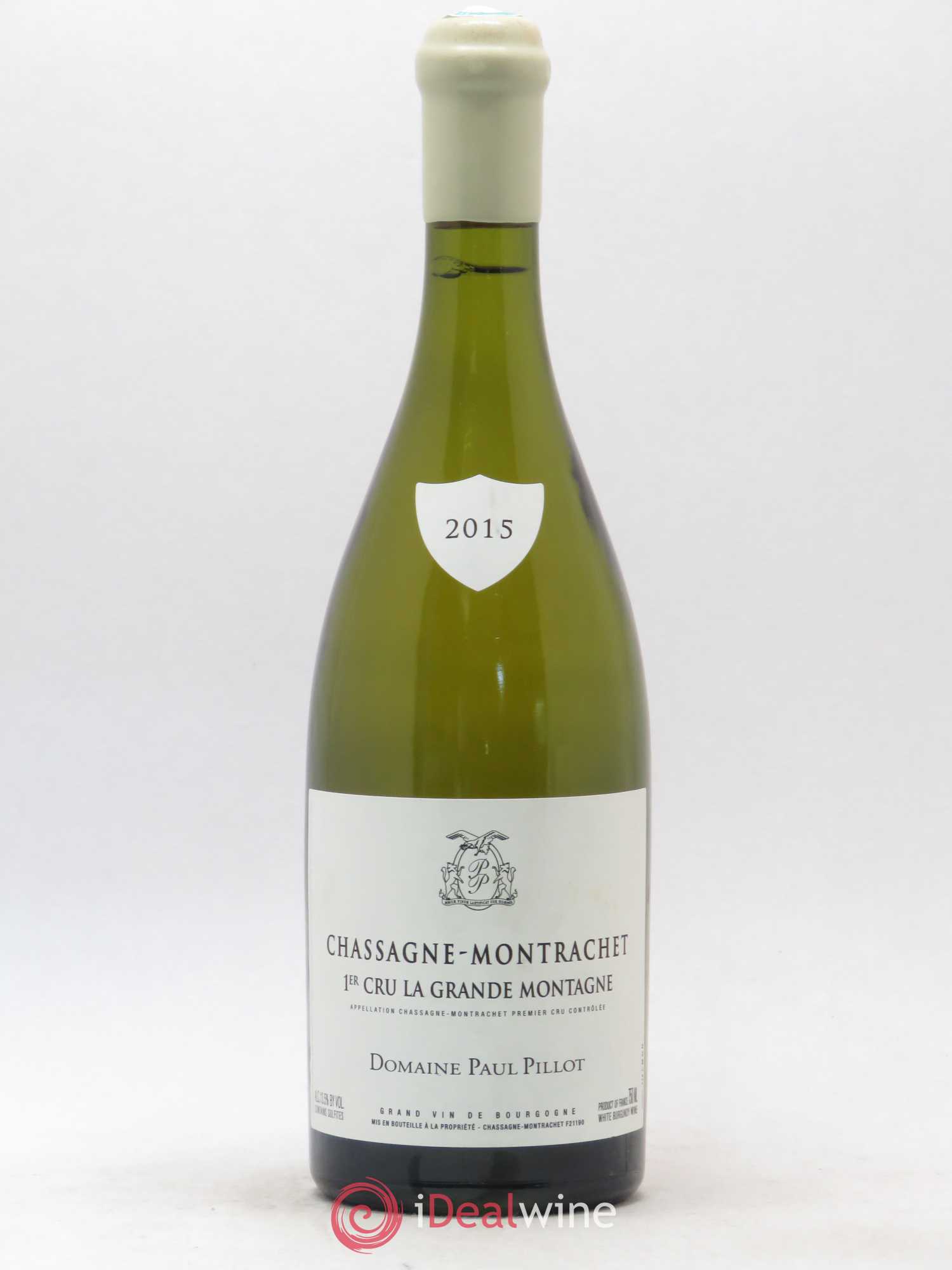 Chassagne-Montrachet 1er Cru La Grande Montagne Paul Pillot (Domaine) 2015 - Lot de 1 bouteille - 0