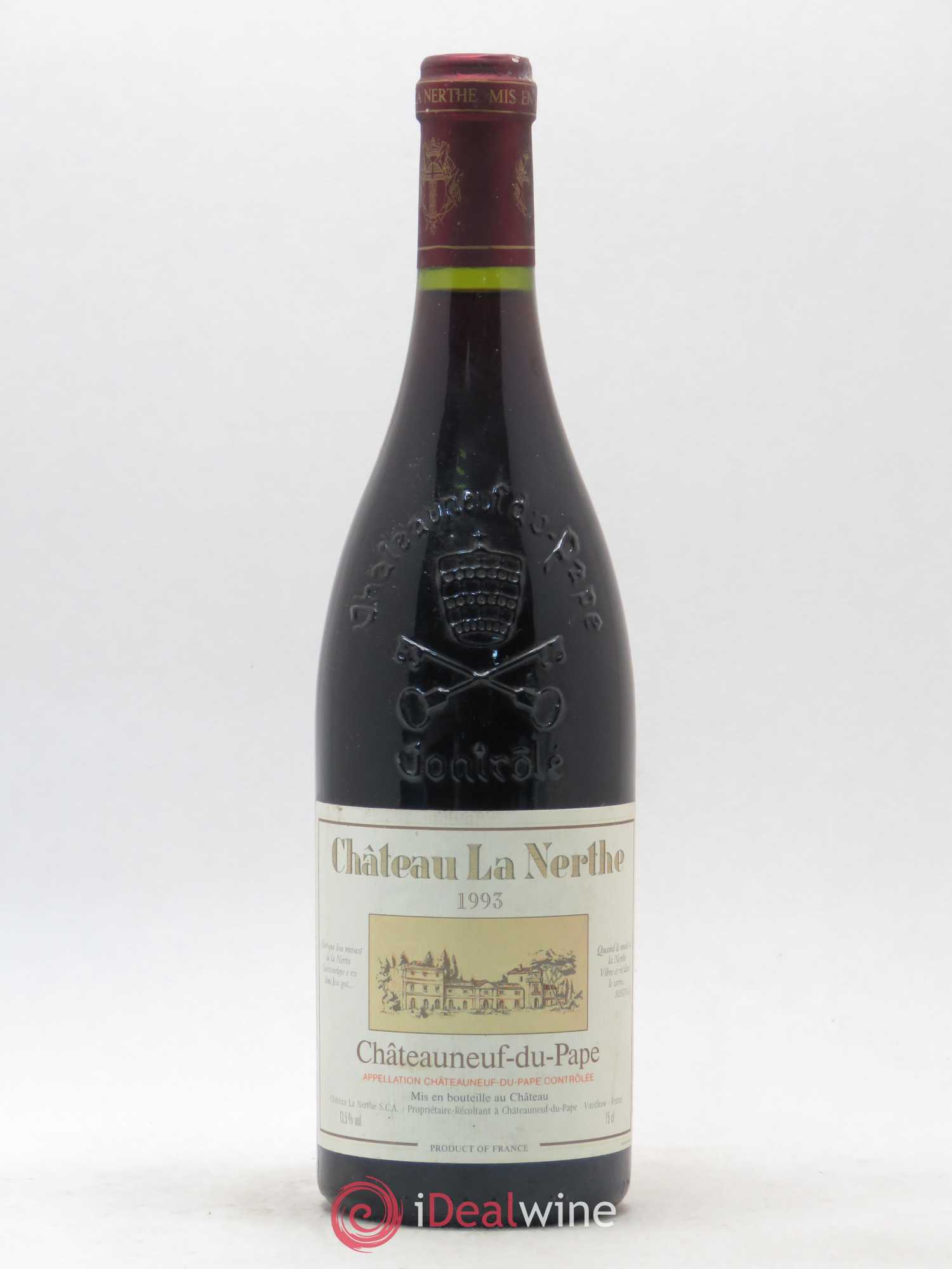 Châteauneuf-du-Pape Château la Nerthe Famille Richard 1993 - Lot de 1 bouteille - 0