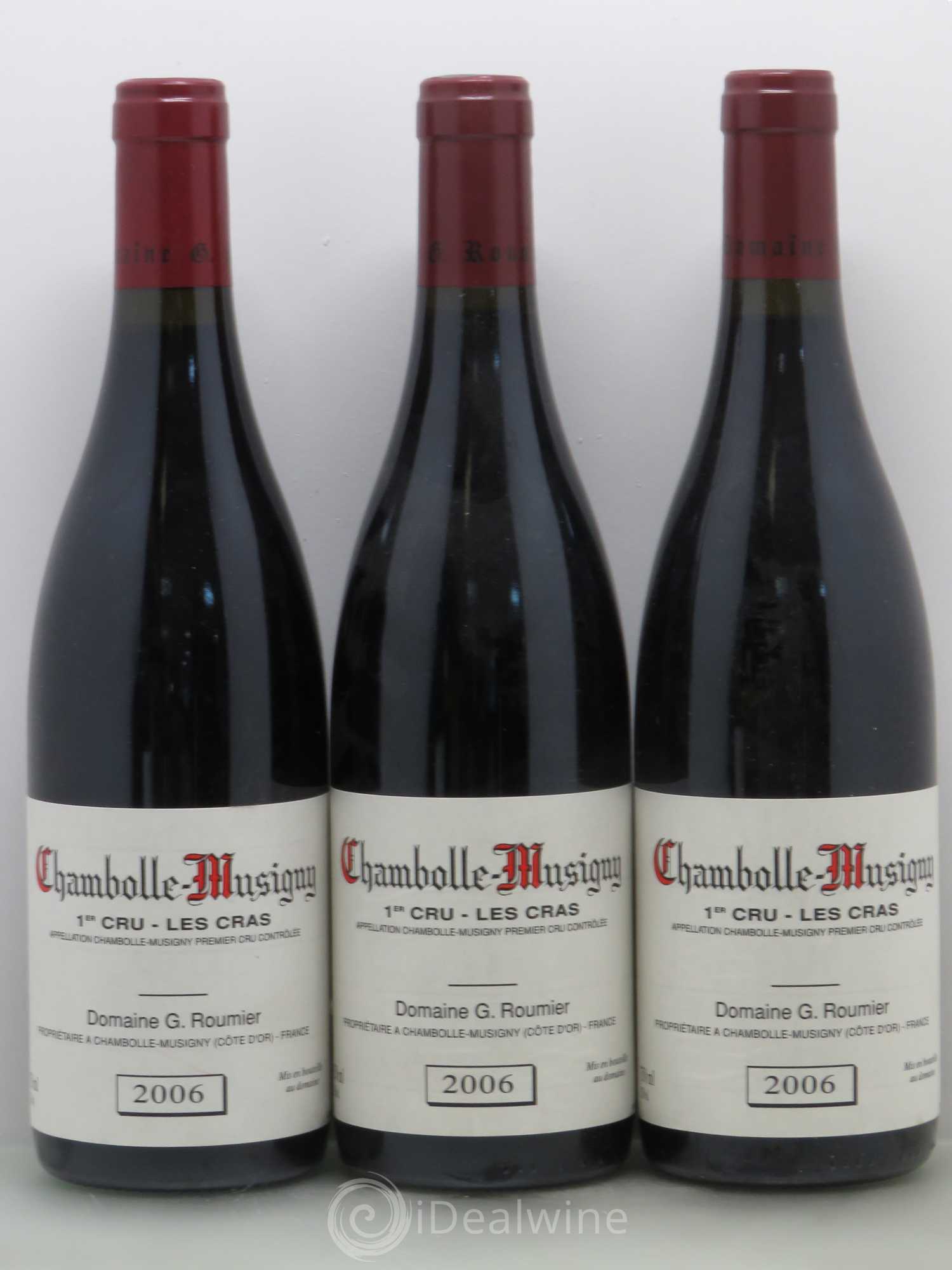 Chambolle-Musigny 1er Cru Les Cras Georges Roumier (Domaine) 2006 - Lot de 3 bouteilles - 0