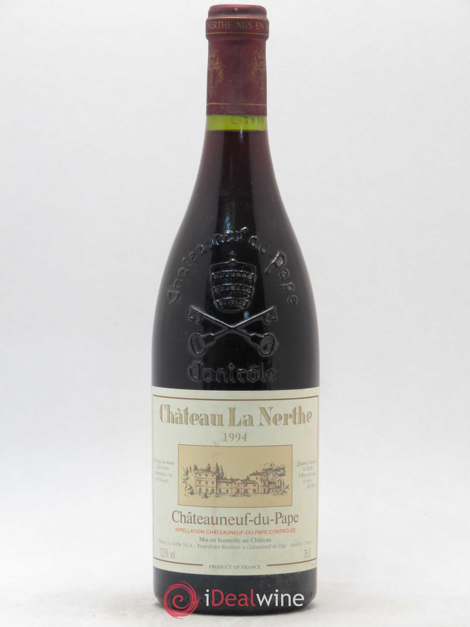 Châteauneuf-du-Pape Château la Nerthe Famille Richard 1994 - Lot de 1 bouteille - 0
