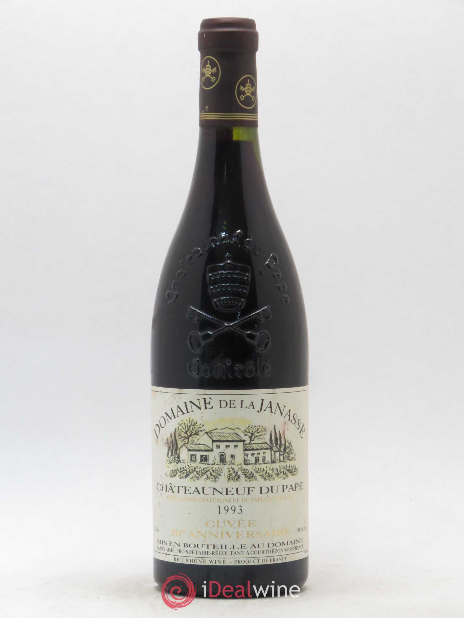 Châteauneuf-du-Pape La Janasse (Domaine de) Cuvée 20ème Anniversaire 1993 - Posten von 1 Flasche - 0