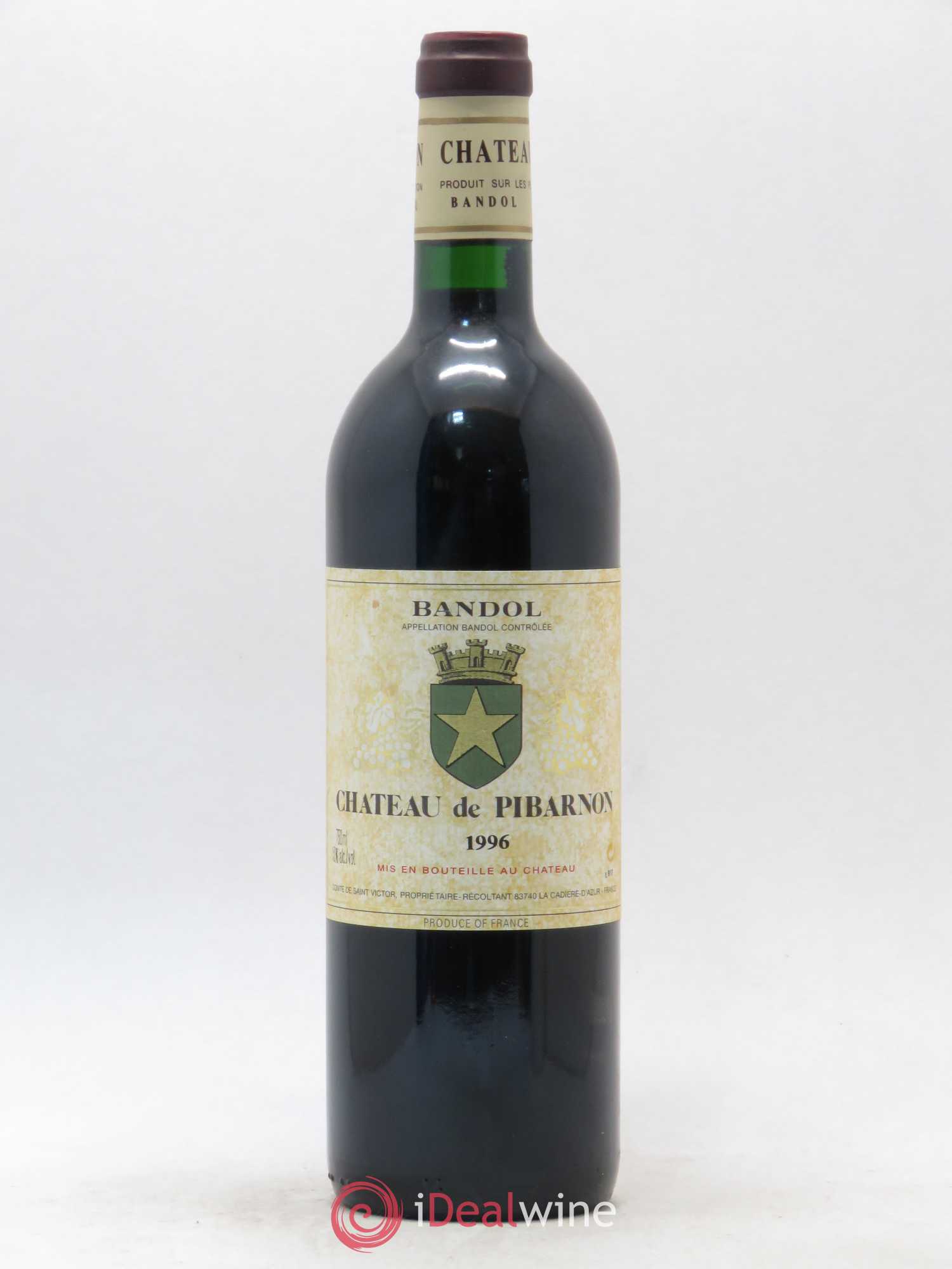 Bandol Château de Pibarnon Comte de Saint-Victor 1996 - Lot de 1 bouteille - 0