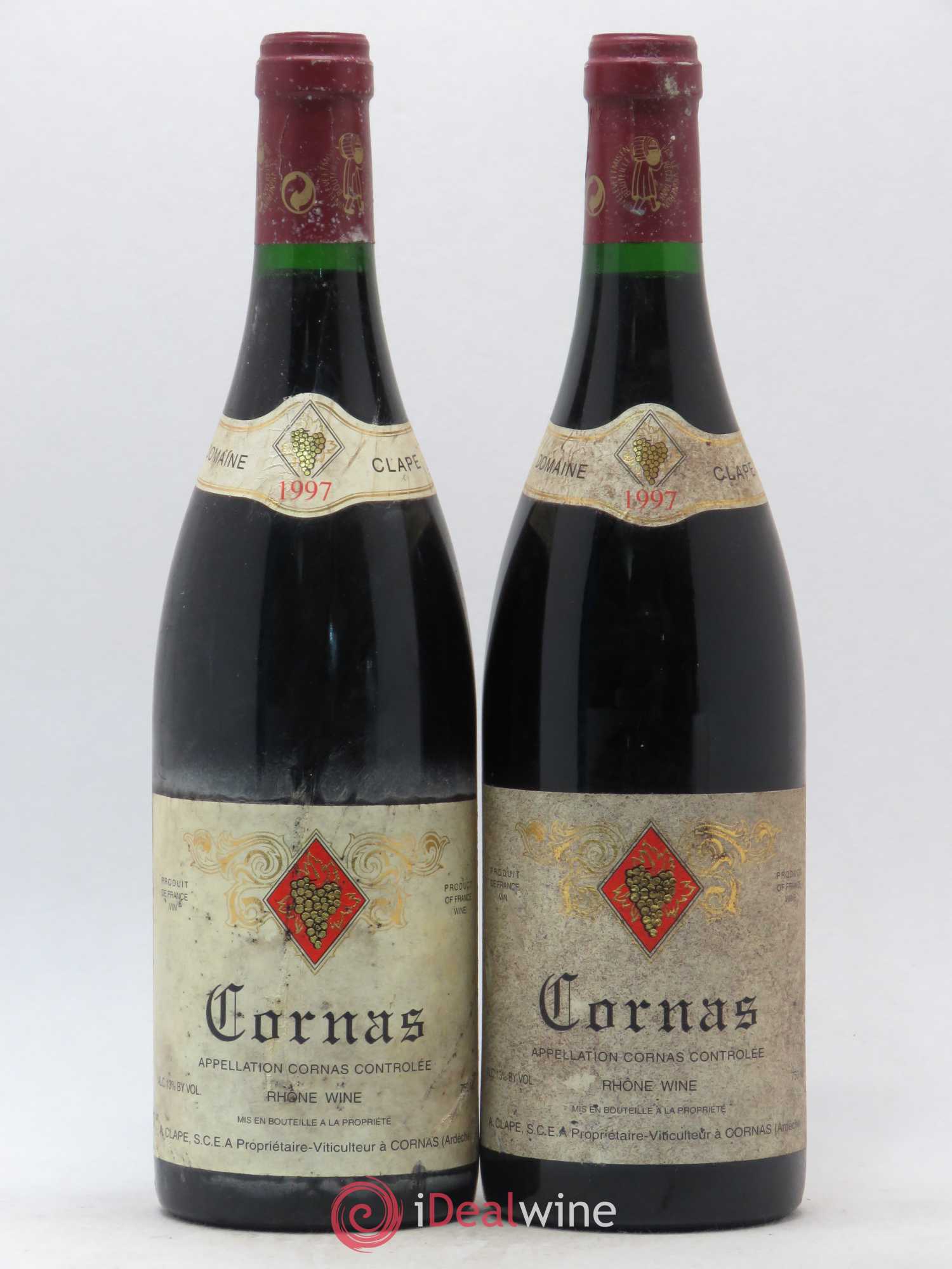 Cornas Auguste Clape 1997 - Lot de 2 bouteilles - 0