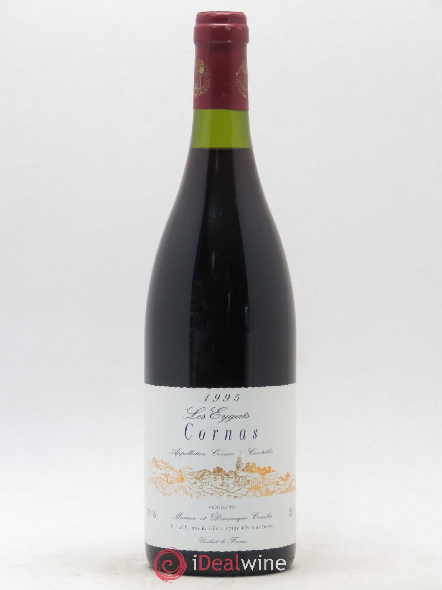 Cornas Les Eygats Courbis 1995 - Lot de 1 bouteille - 0