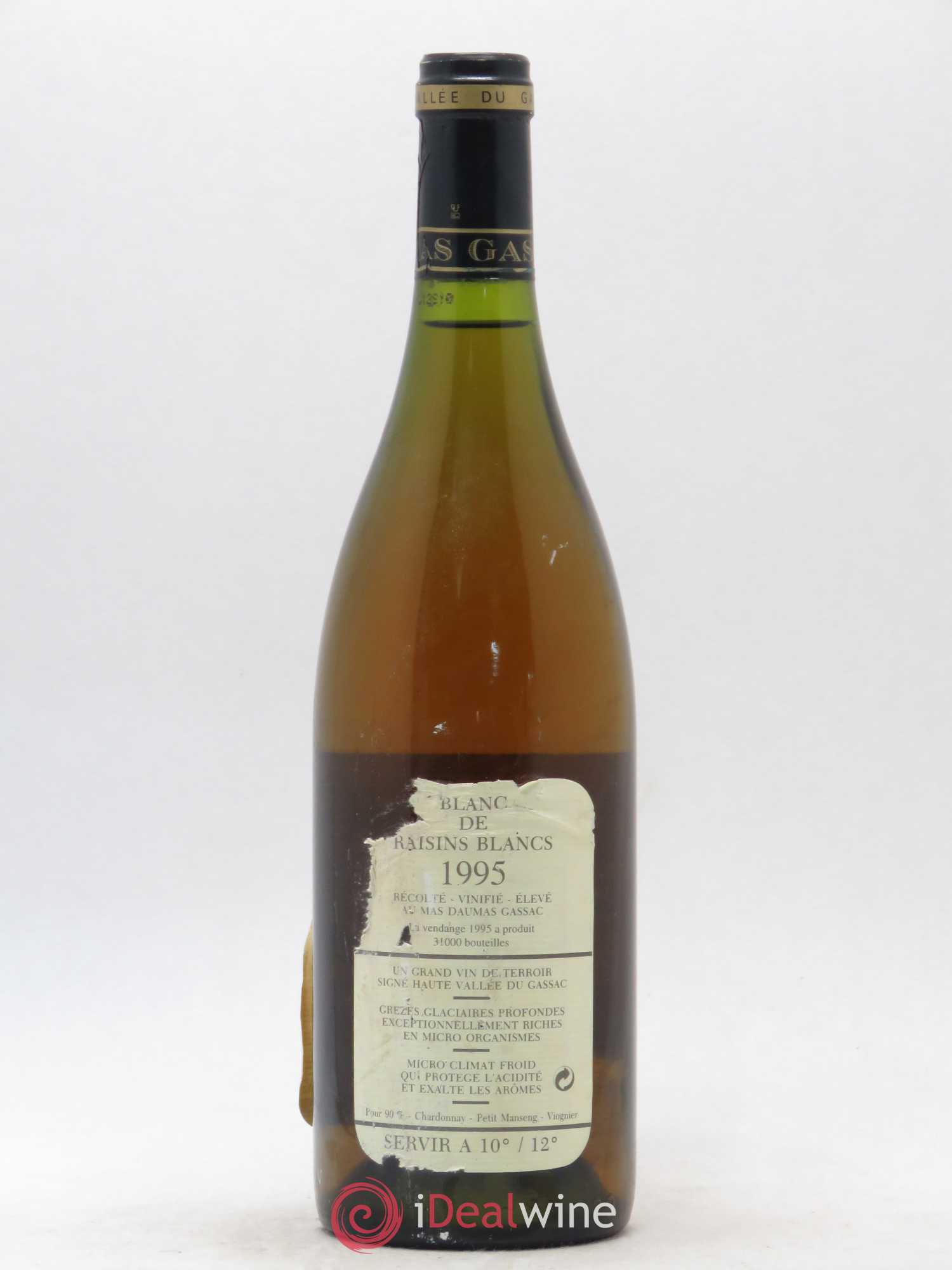 Saint-Guilhem-le-Désert - Cité d'Aniane Mas Daumas Gassac Famille Guibert de La Vaissière 1995 - Lot de 1 bouteille - 1