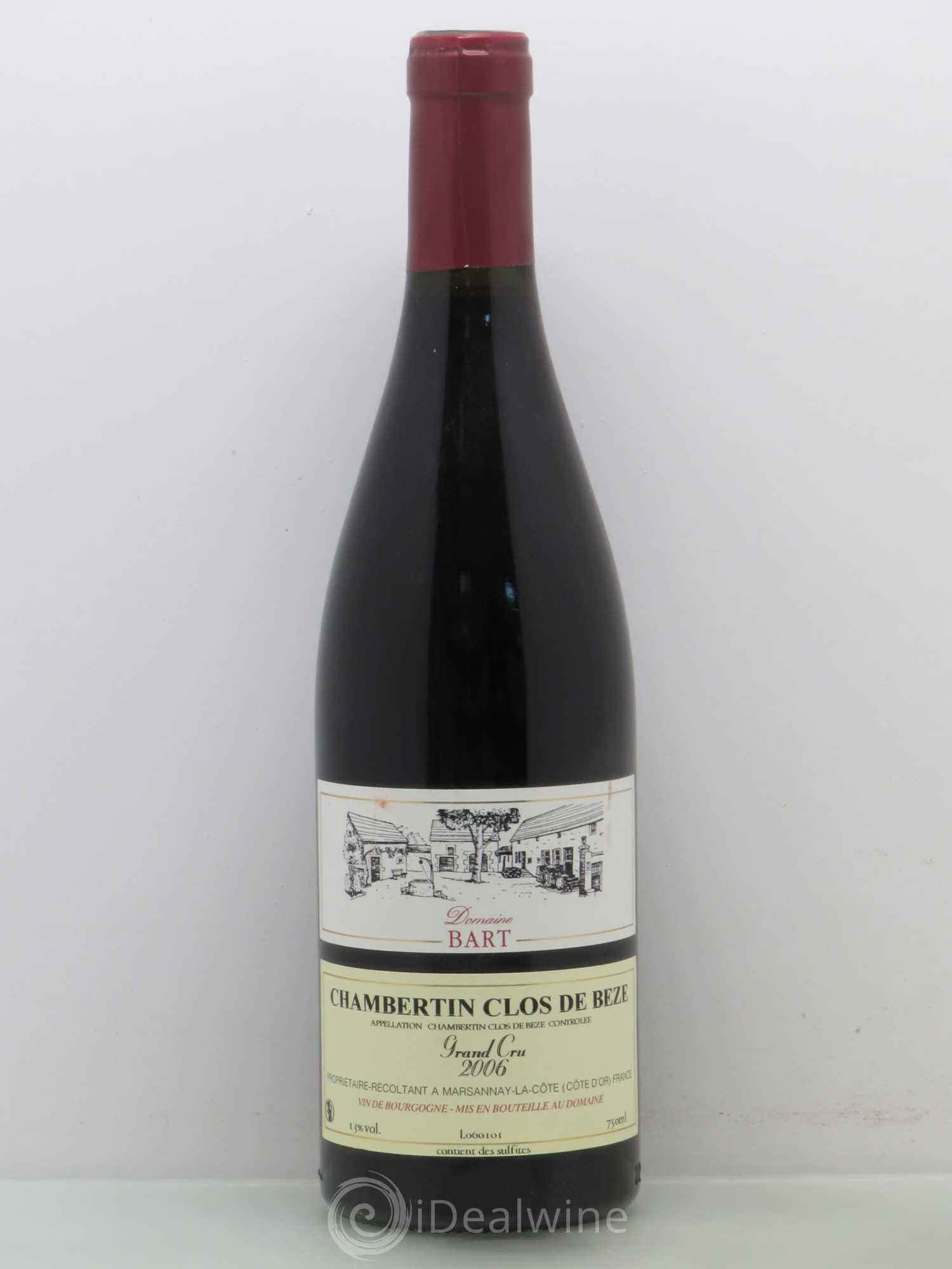 Chambertin Clos de Bèze Grand Cru Domaine Bart 2006 - Posten von 1 Flasche - 0