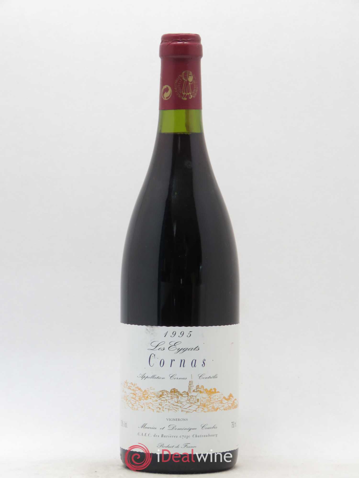 Cornas Les Eygats Courbis 1995 - Lot de 1 bouteille - 0