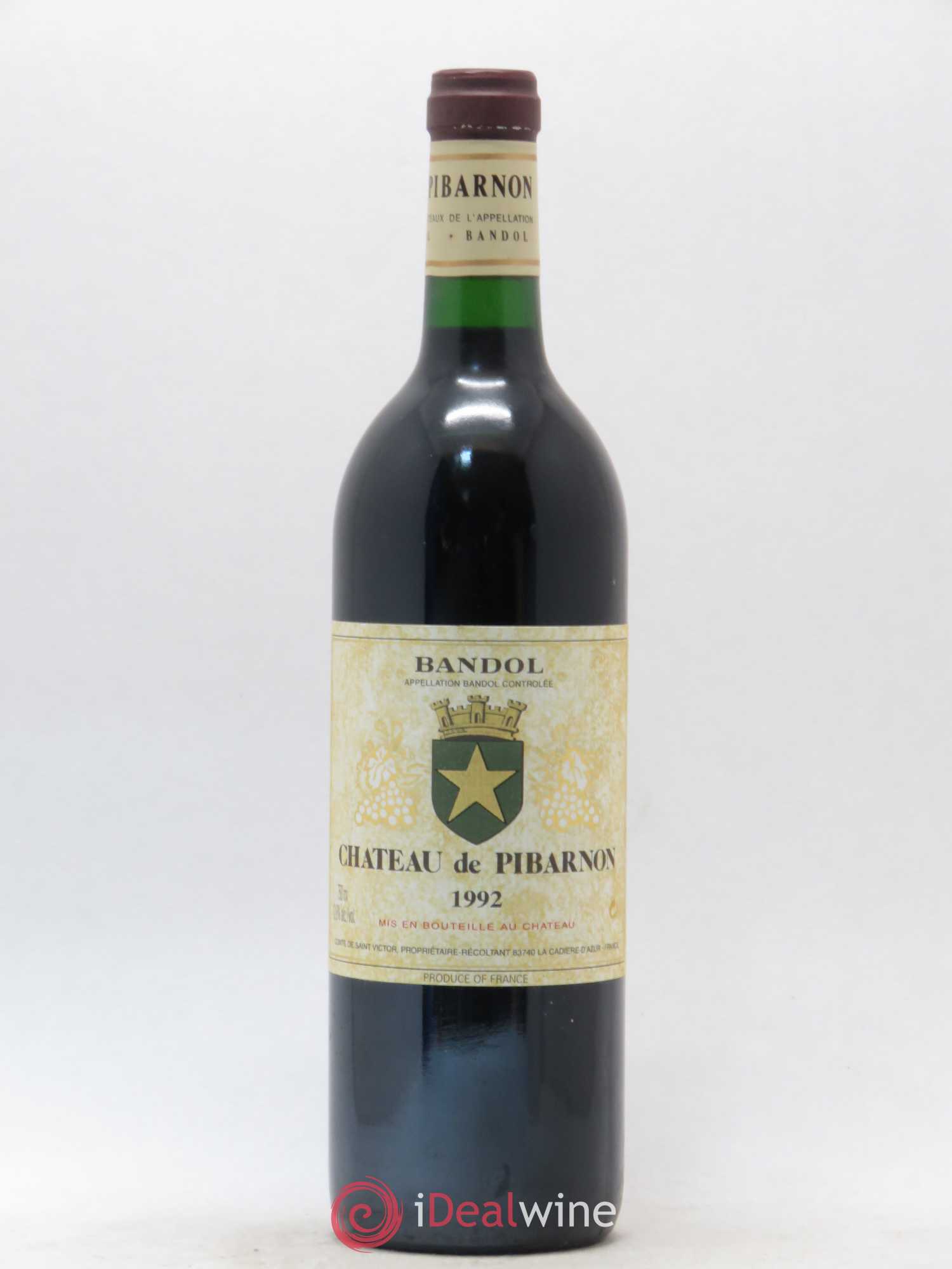 Bandol Château de Pibarnon Comte de Saint-Victor 1992 - Lot de 1 bouteille - 0