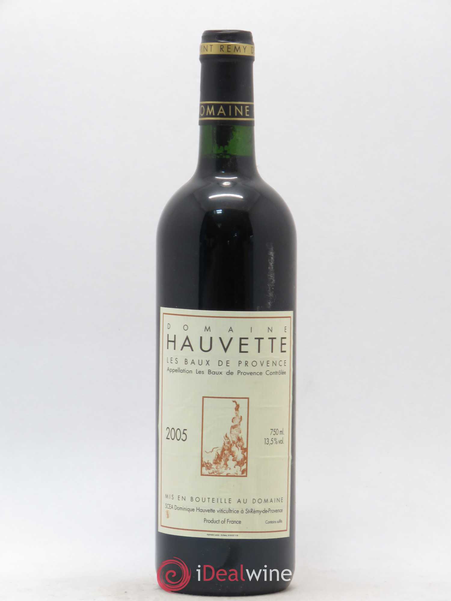 Baux de Provence Hauvette (Domaine) 2005 - Lot de 1 bouteille - 0