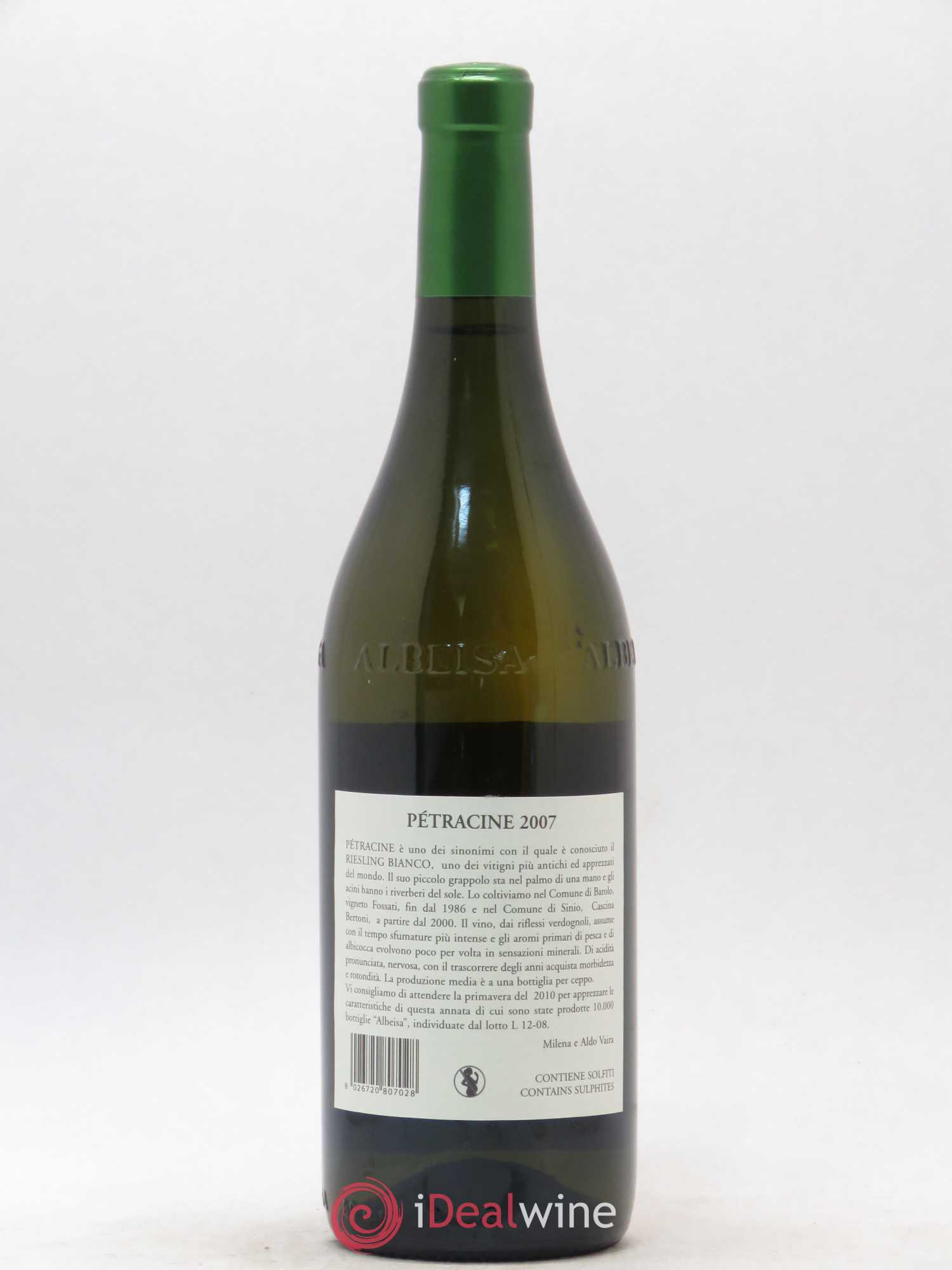 Langhe Bianco Pétracine G.D. Vajra 2007 - Posten von 1 Flasche - 1