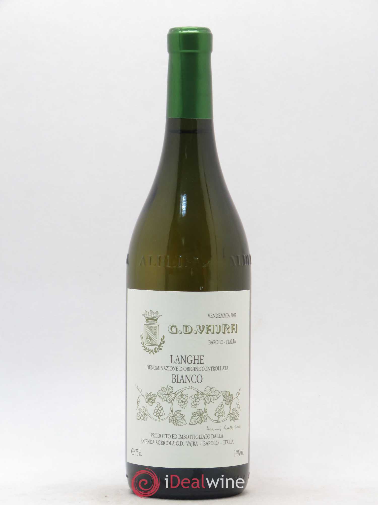 Langhe Bianco Pétracine G.D. Vajra 2007 - Posten von 1 Flasche - 0
