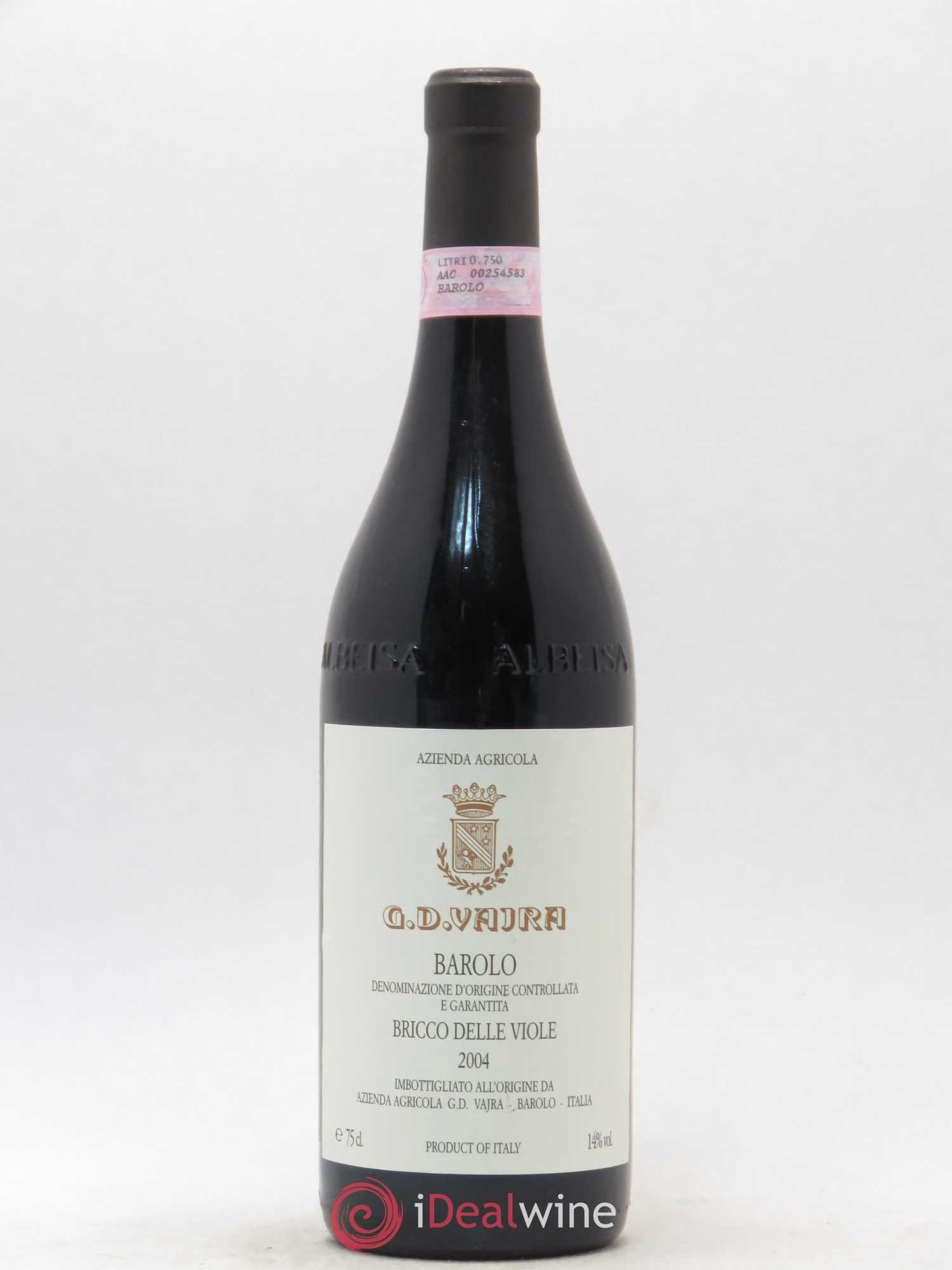 Barolo Bricco delle Viole G.D. Vajra 2004 - Posten von 1 Flasche - 0