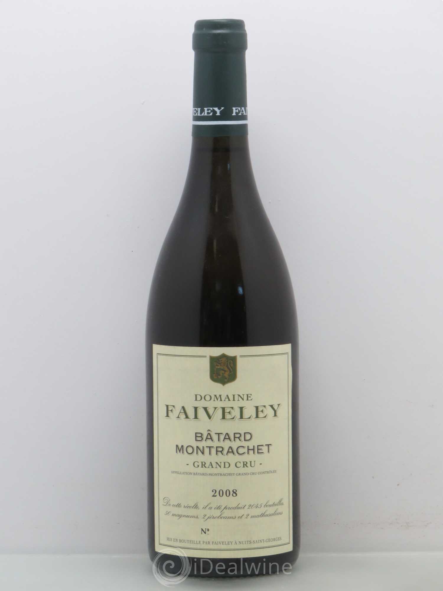 Bâtard-Montrachet Grand Cru Faiveley 2008 - Lot de 1 bouteille - 0