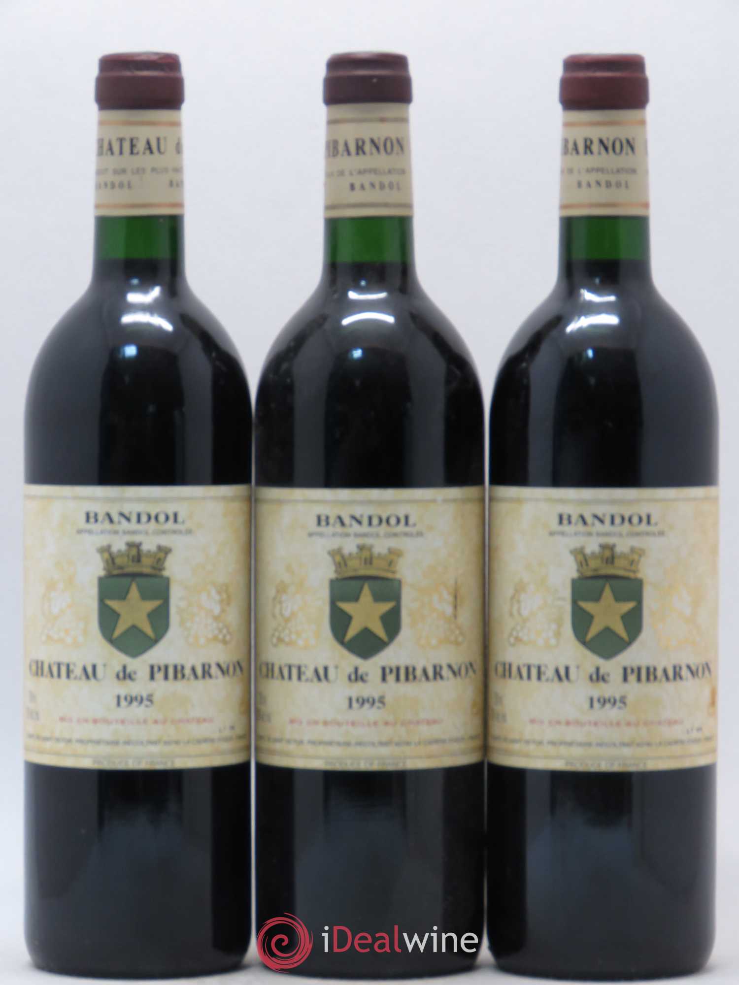 Bandol Château de Pibarnon Comte de Saint-Victor 1995 - Lot de 3 bouteilles - 0