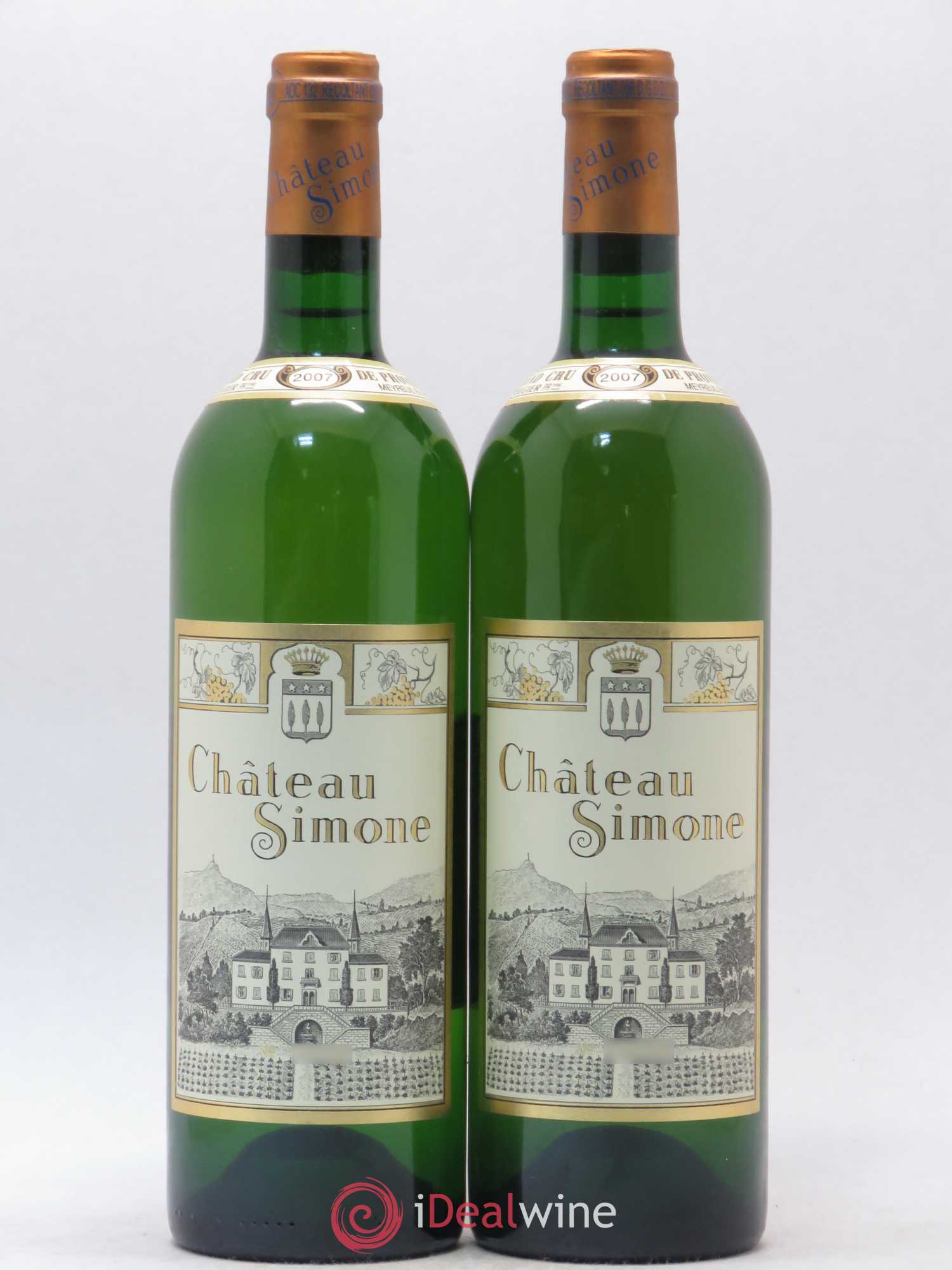 Palette Château Simone Famille Rougier 2007 - Lot de 2 bouteilles - 0