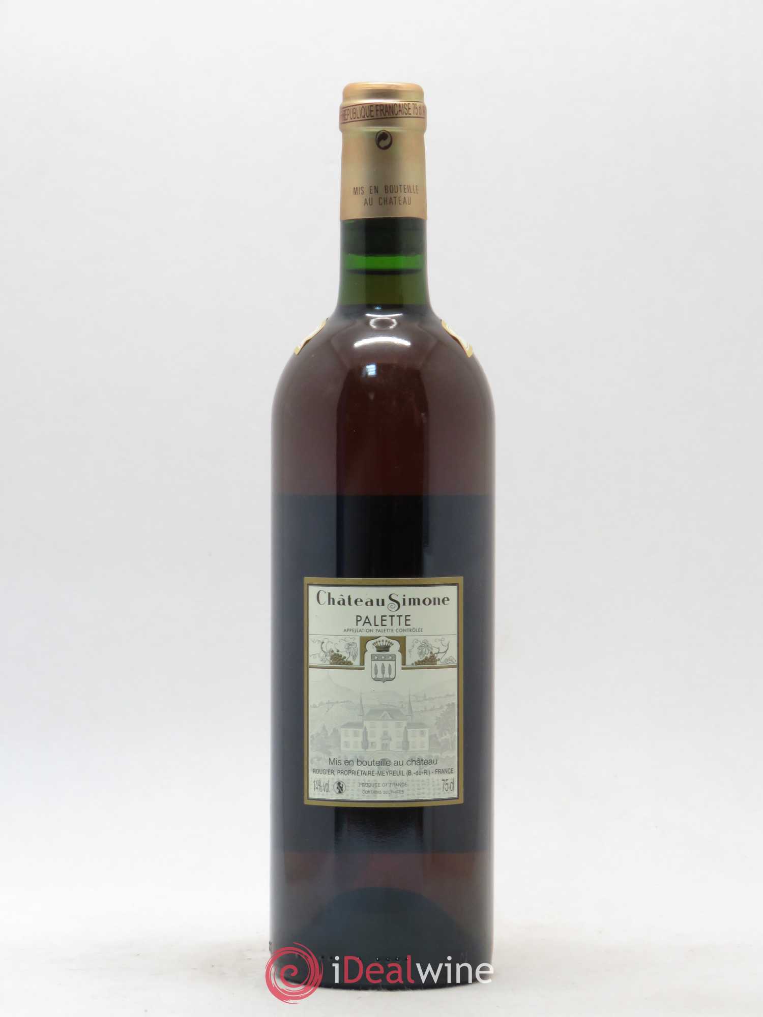 Palette Château Simone Famille Rougier 2010 - Posten von 1 Flasche - 1