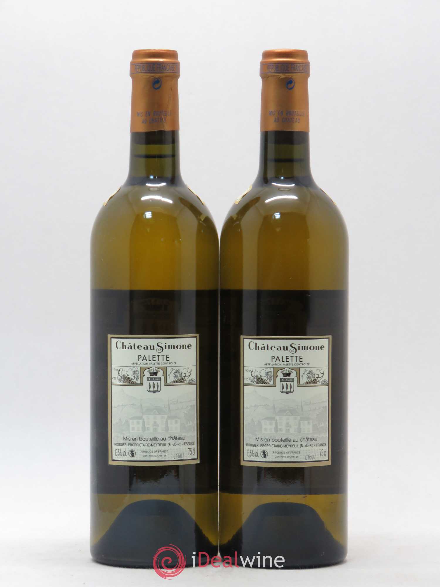 Palette Château Simone Famille Rougier 2011 - Posten von 2 Flaschen - 1