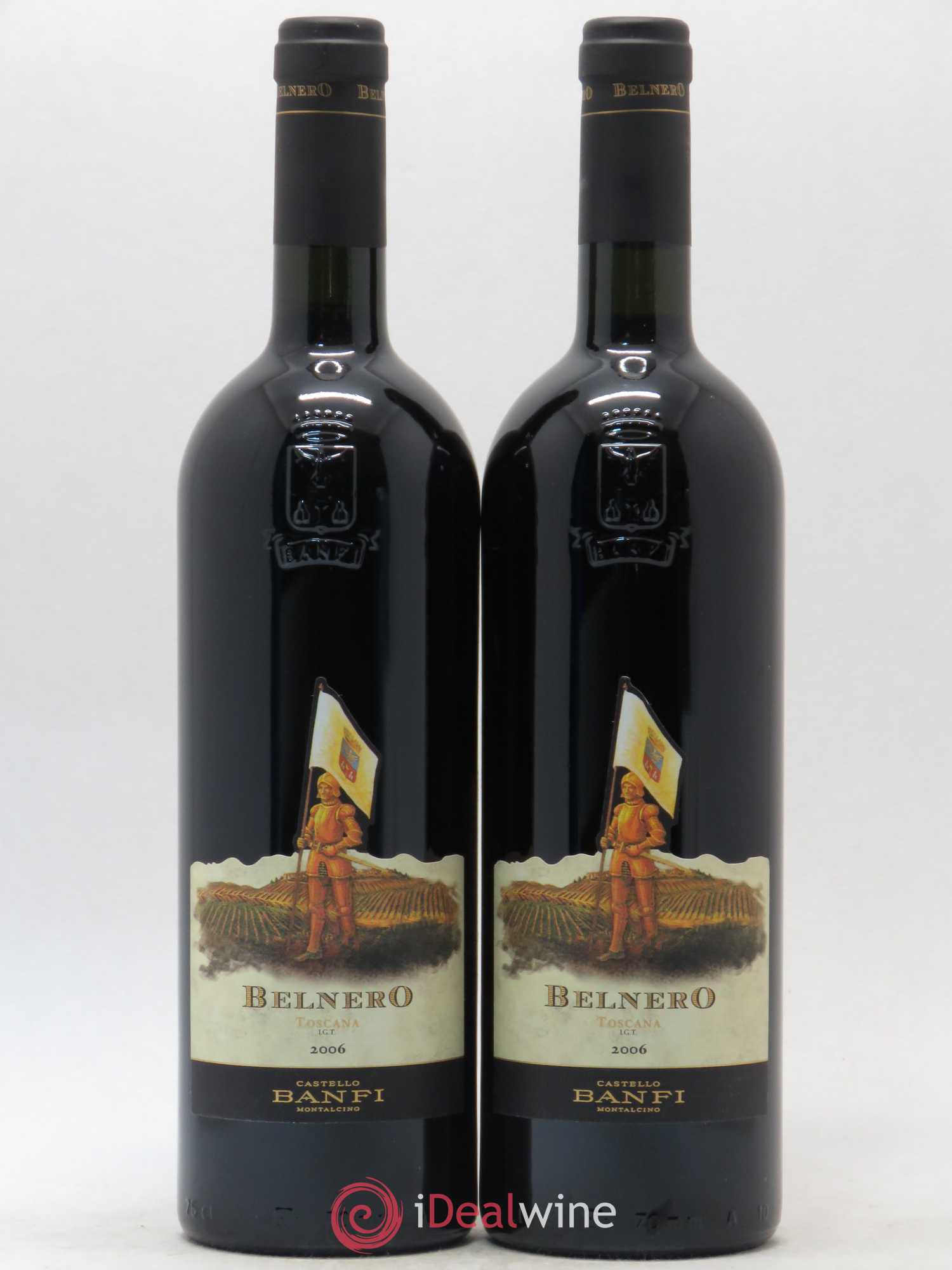 Toscana IGT Belnero Castello Banfi 2006 - Posten von 2 Flaschen - 0