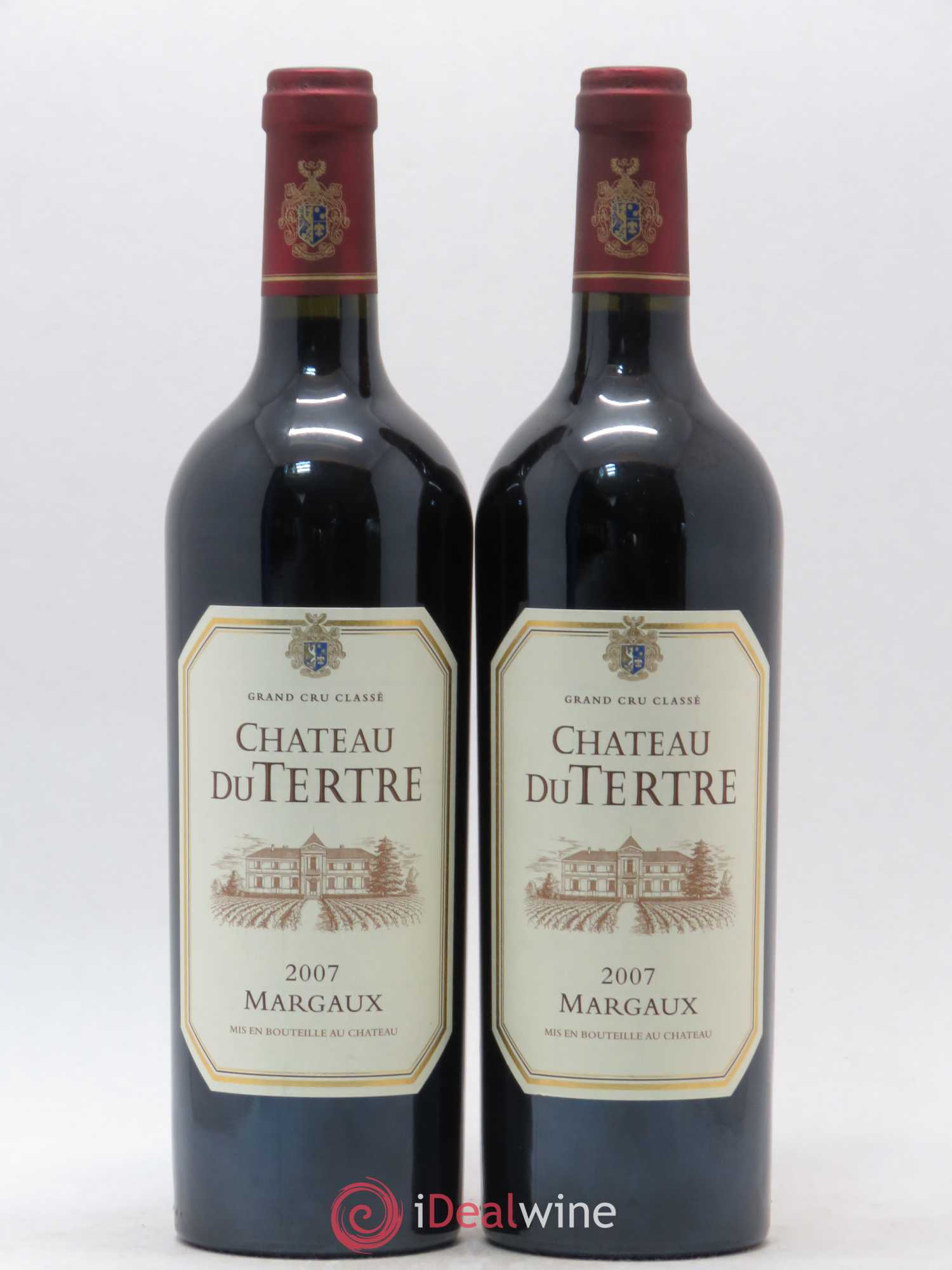 Château du Tertre 5ème Grand Cru Classé 2007 - Lot de 2 bouteilles - 0