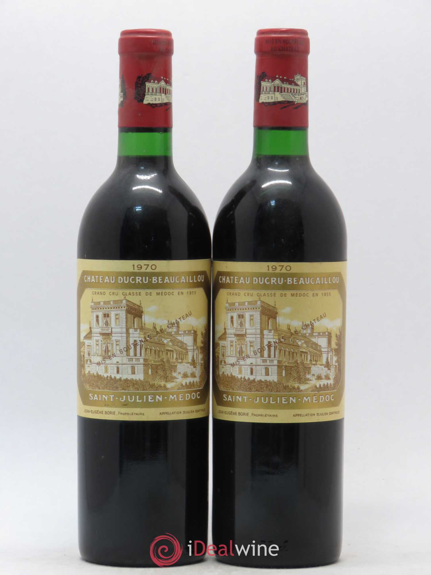 Château Ducru Beaucaillou 2ème Grand Cru Classé 1970 - Lot de 2 bouteilles - 0