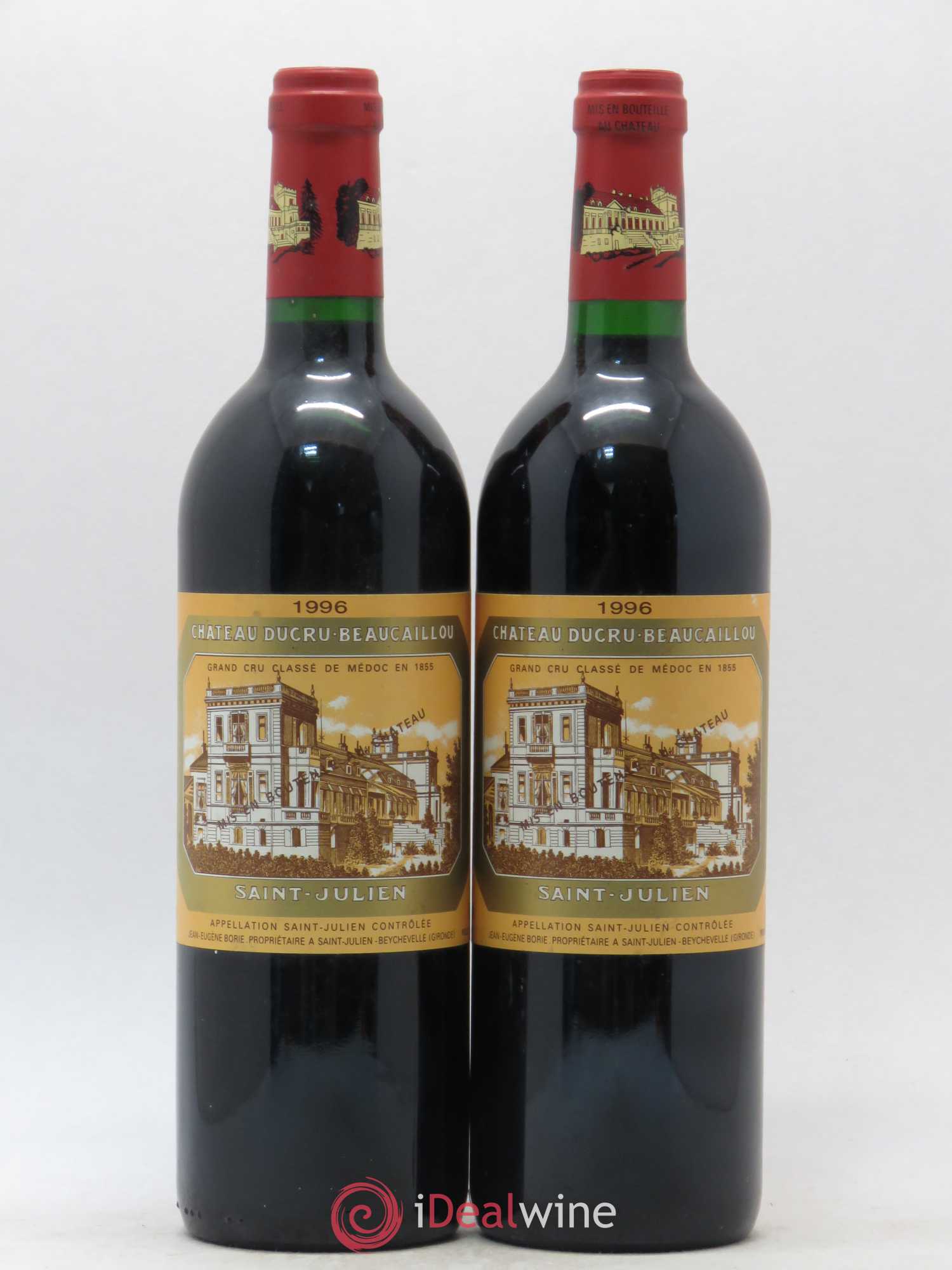 Château Ducru Beaucaillou 2ème Grand Cru Classé 1996 - Lot de 2 bouteilles - 0