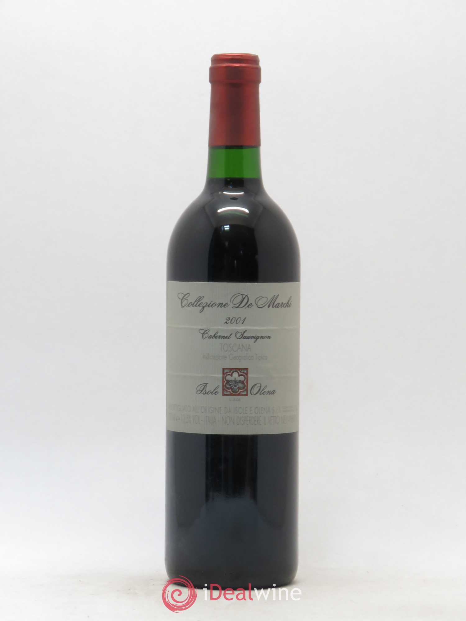 Toscana IGT Collezigone De Marchi Cabernet Sauvignon Isole e Olena 2001 - Posten von 1 Flasche - 0