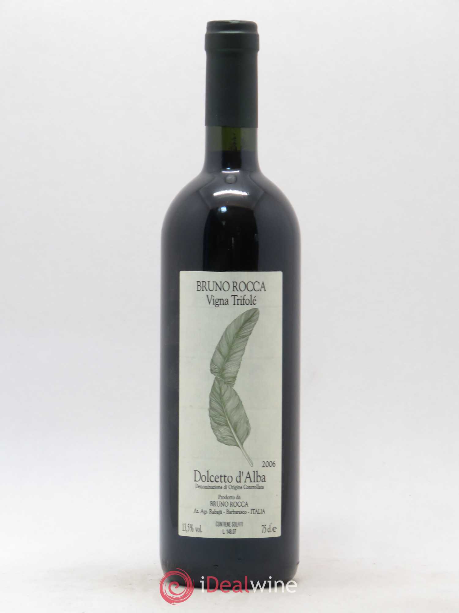 Dolcetto d'Alba DOC Vigna Trifolé Bruno Rocca 2006 - Posten von 1 Flasche - 0