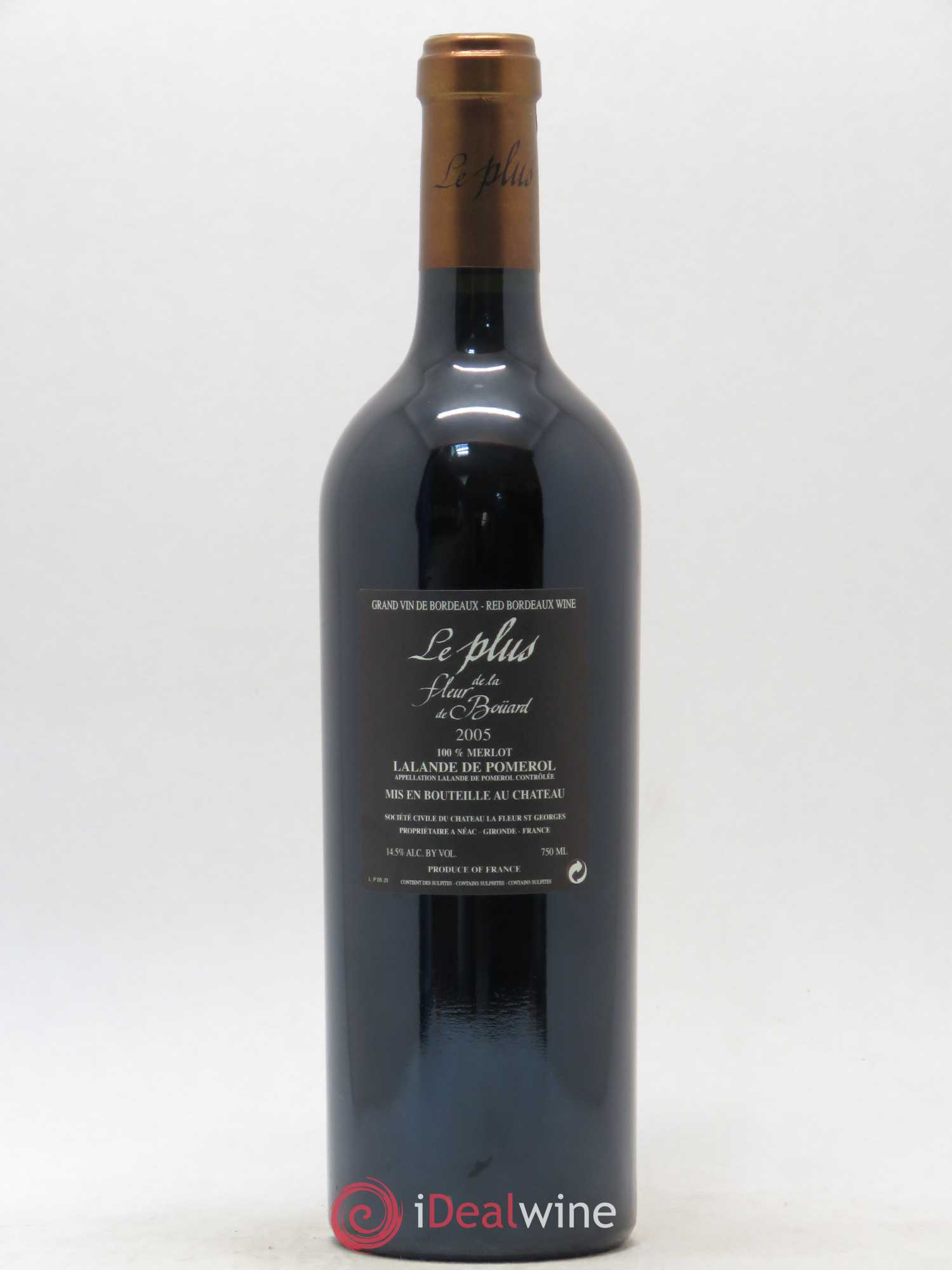 Le Plus de la Fleur de Boüard 2005 - Lot de 1 bouteille - 1