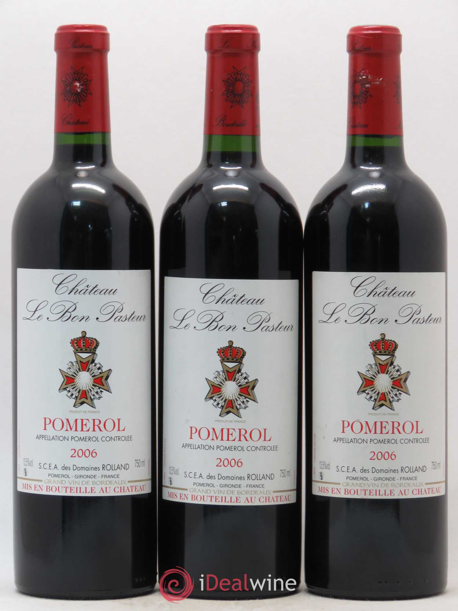Château le Bon Pasteur 2006 - Lot de 3 bouteilles - 0