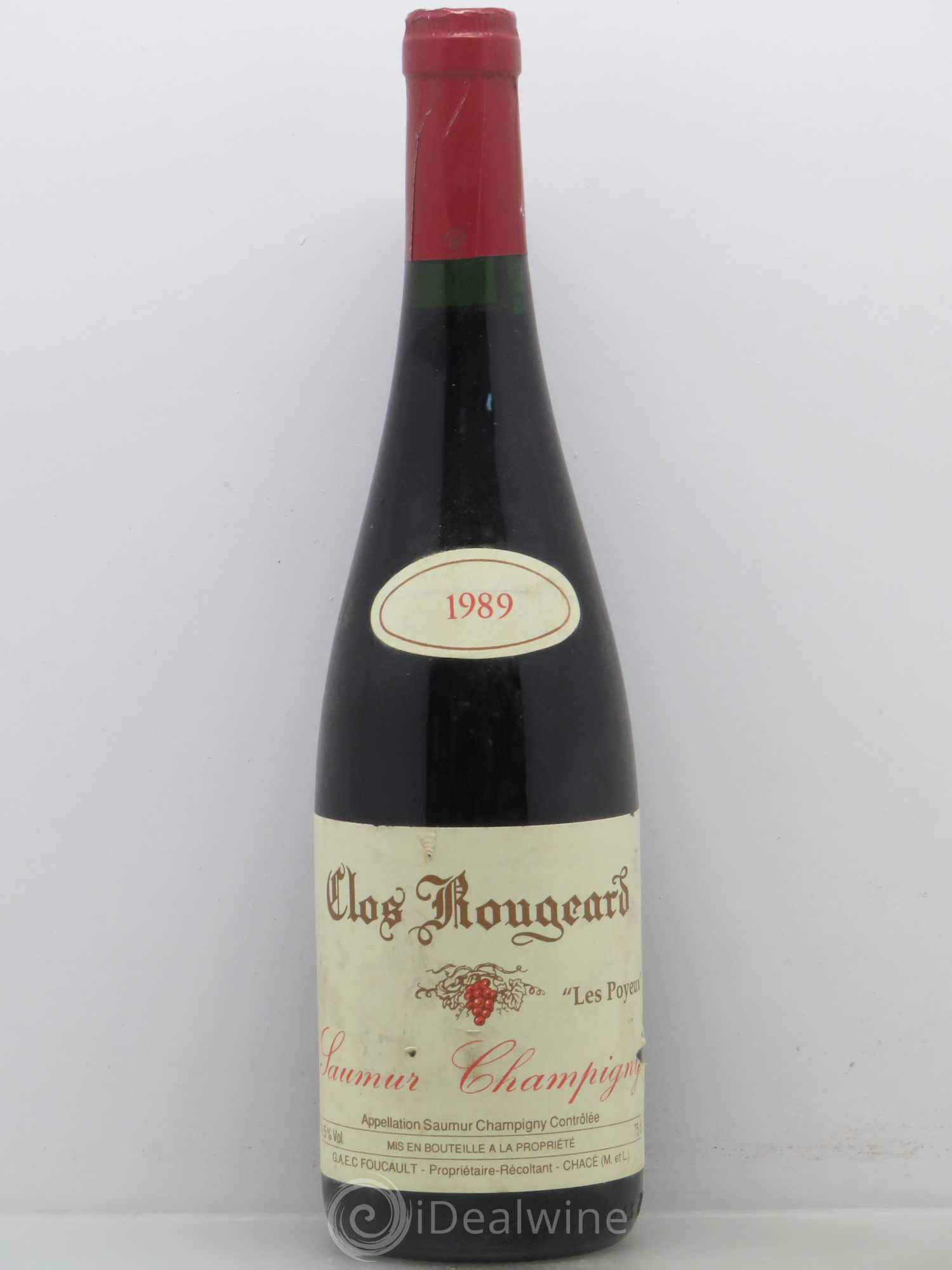Saumur-Champigny Les Poyeux Clos Rougeard 1989 - Lot de 1 bouteille - 0