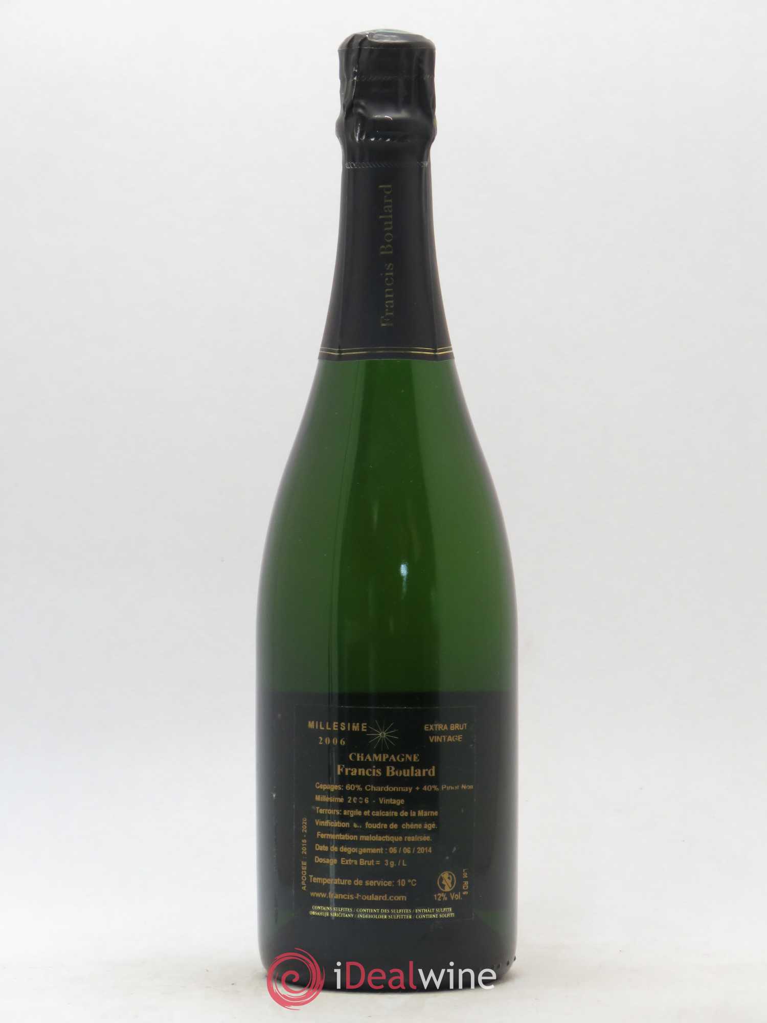 Champagne Extra Brut Francis Boulard 2006 - Posten von 1 Flasche - 1