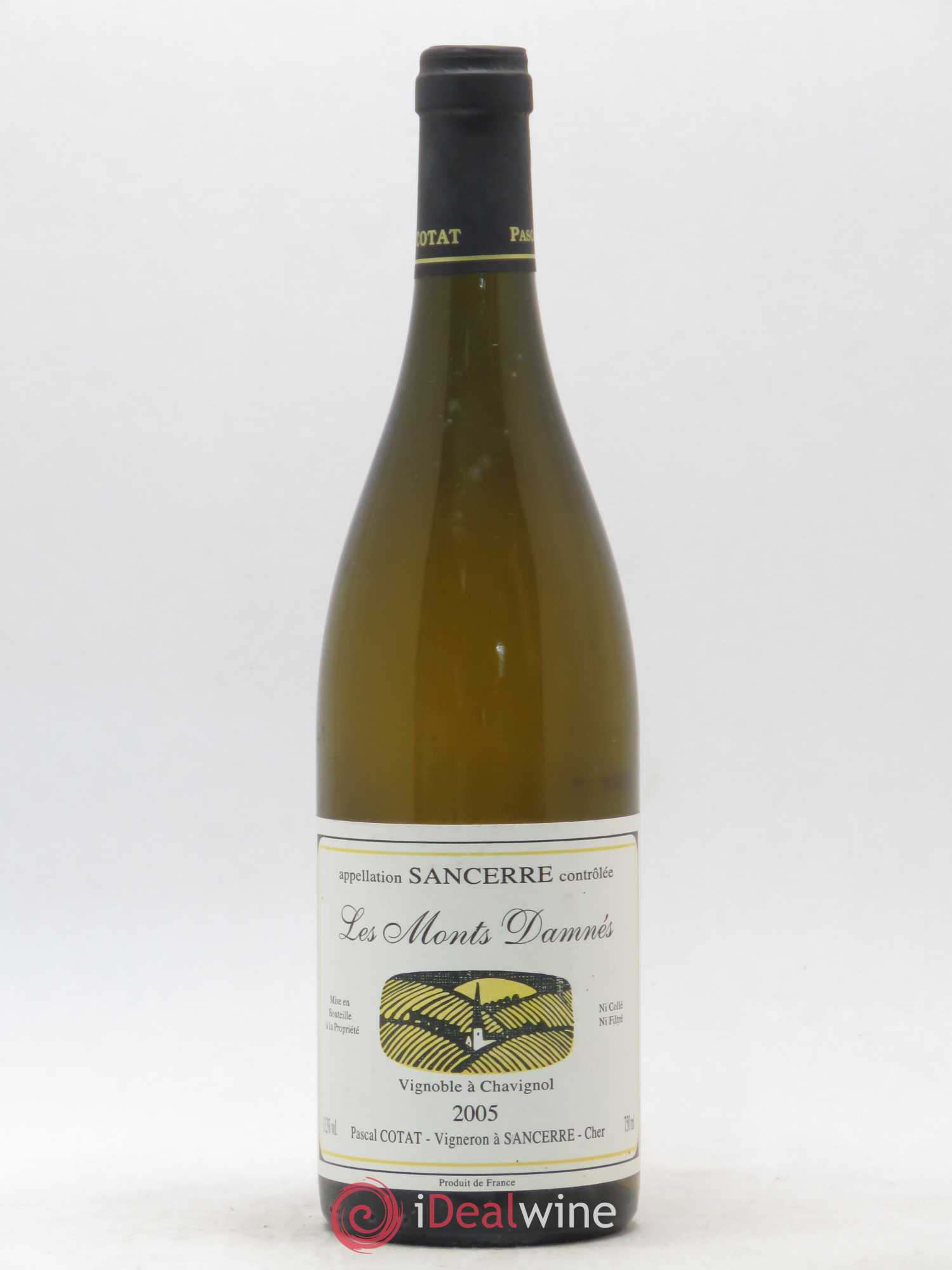 Sancerre Les Monts Damnés Pascal Cotat 2005 - Lot de 1 bouteille - 0