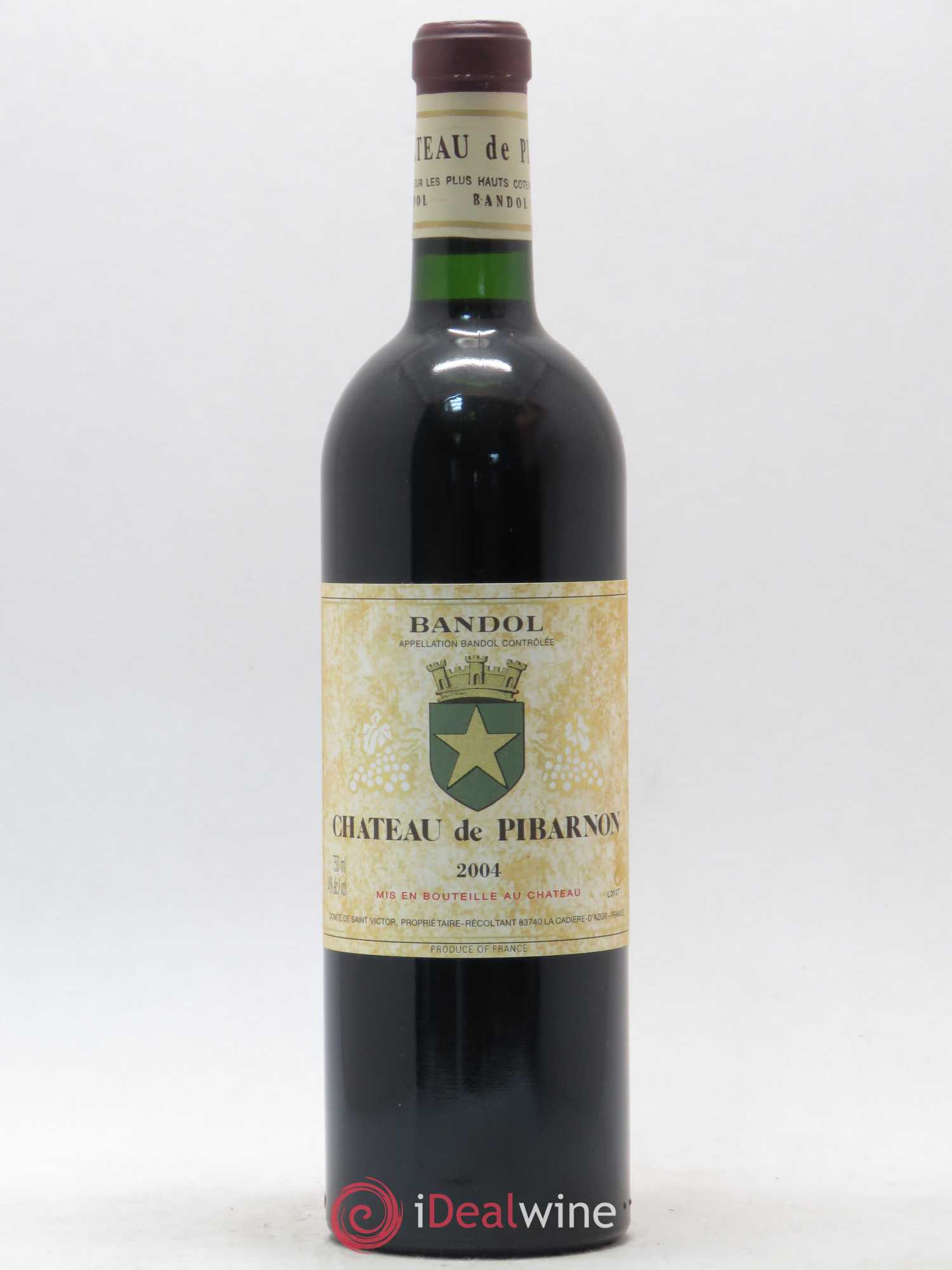 Bandol Château de Pibarnon Comte de Saint-Victor 2004 - Lot de 1 bouteille - 0