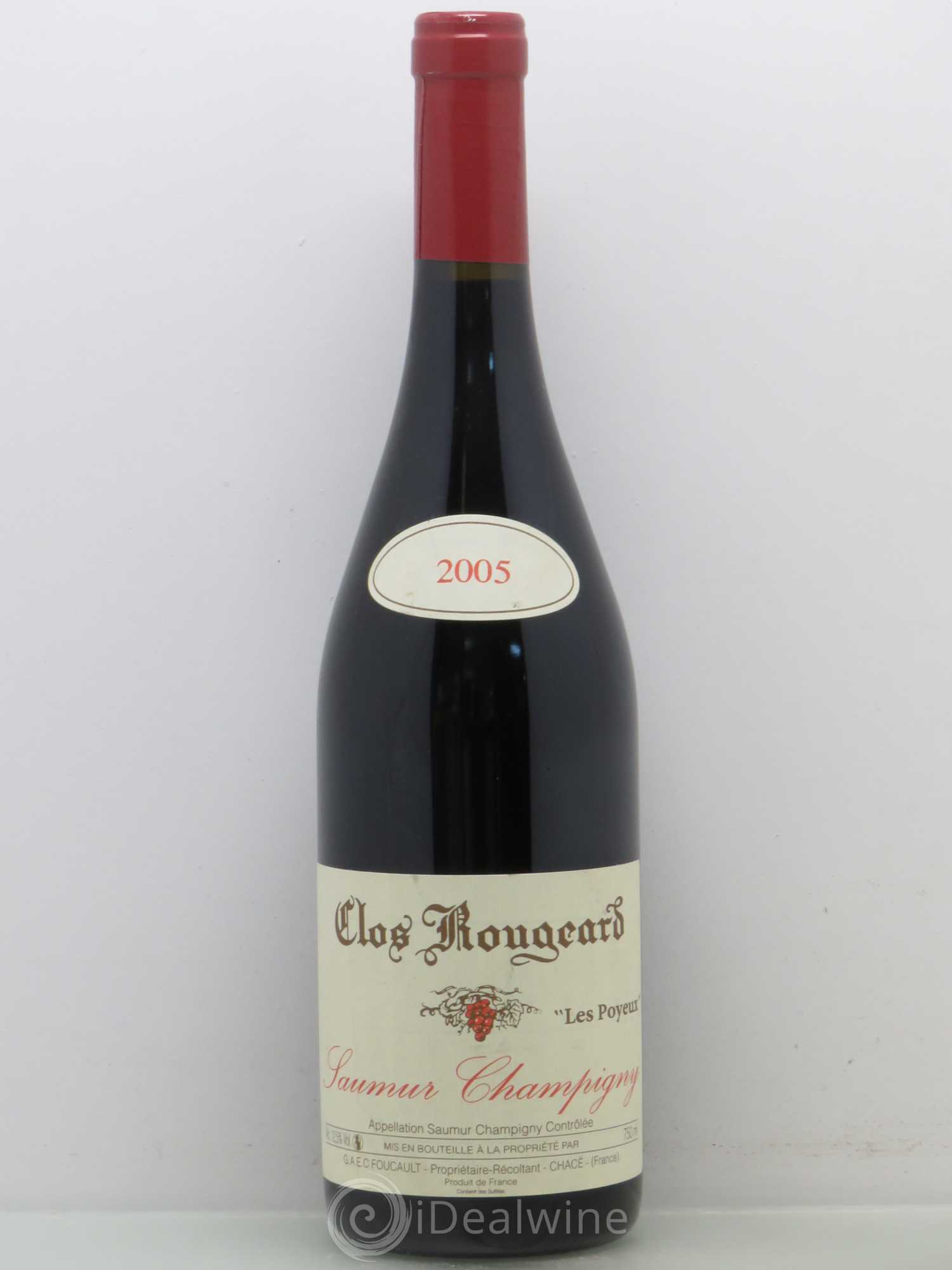 Saumur-Champigny Les Poyeux Clos Rougeard 2005 - Lot de 1 bouteille - 0