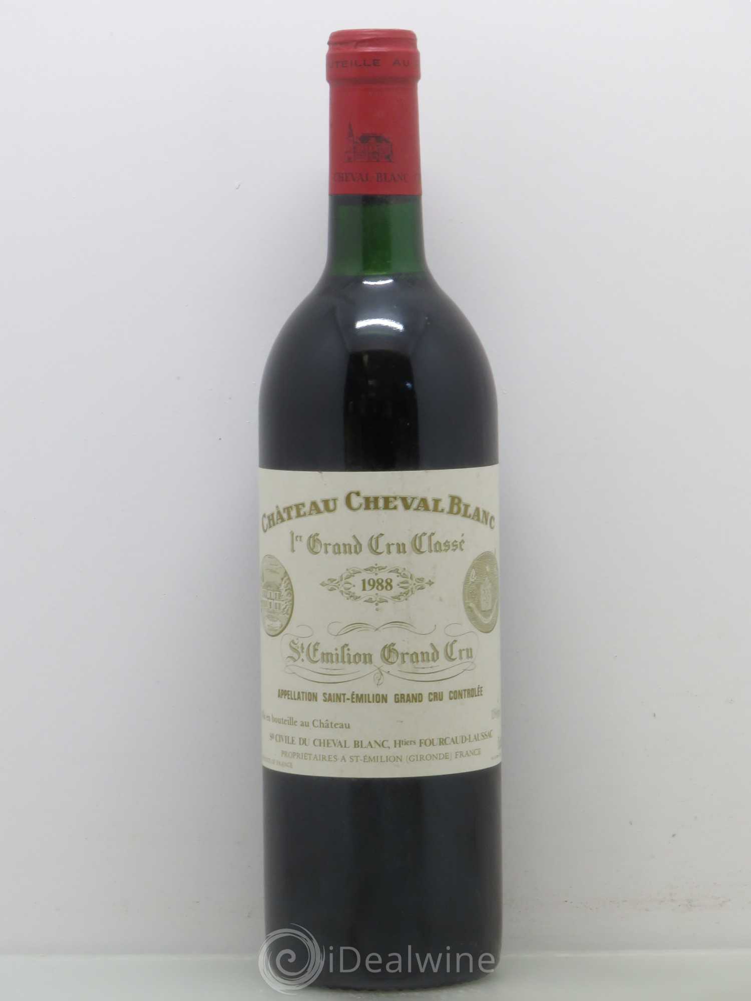 Château Cheval Blanc 1er Grand Cru Classé A 1988 - Lot de 1 bouteille - 0